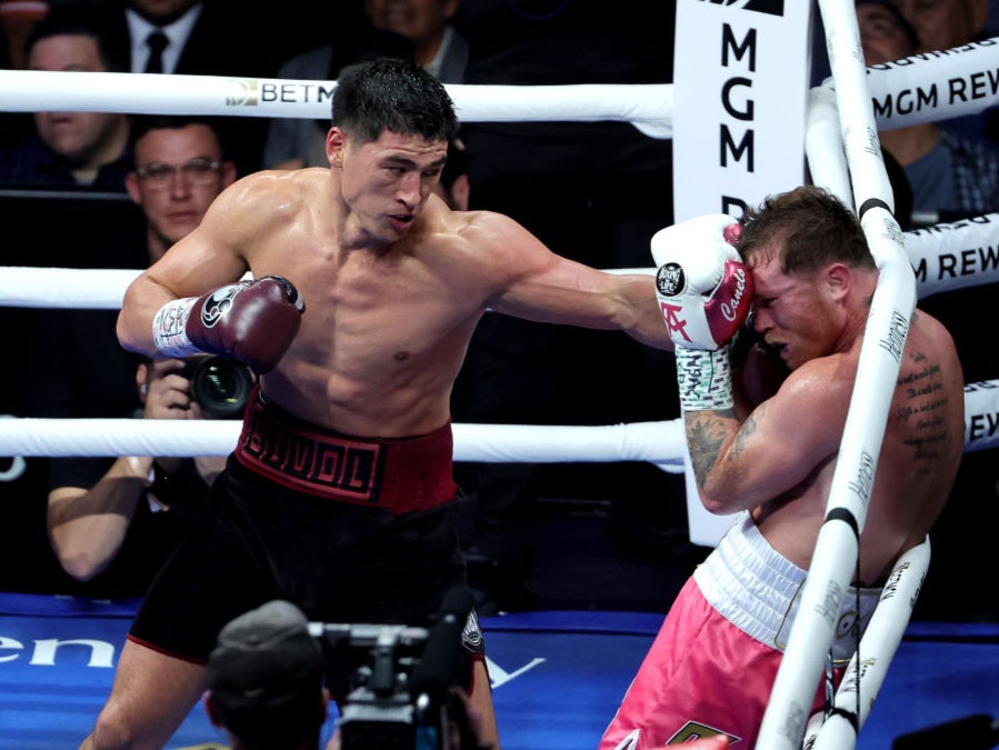 Bivol’s standout win came against Canelo Alvarez, when he was too big, fast and aggressive for the face of boxing