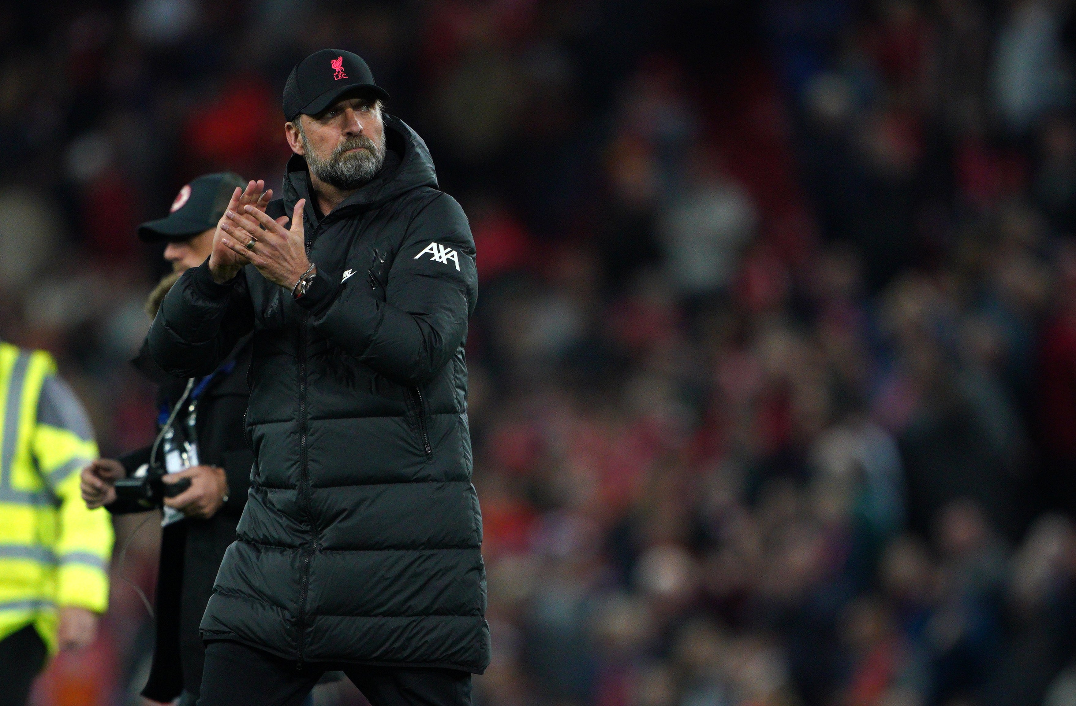 Liverpool manager Jurgen Klopp insists they will not give up hope in the title race (Peter Byrne/PA)