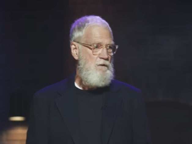 David Letterman performing at the Netflix is a Joke festival