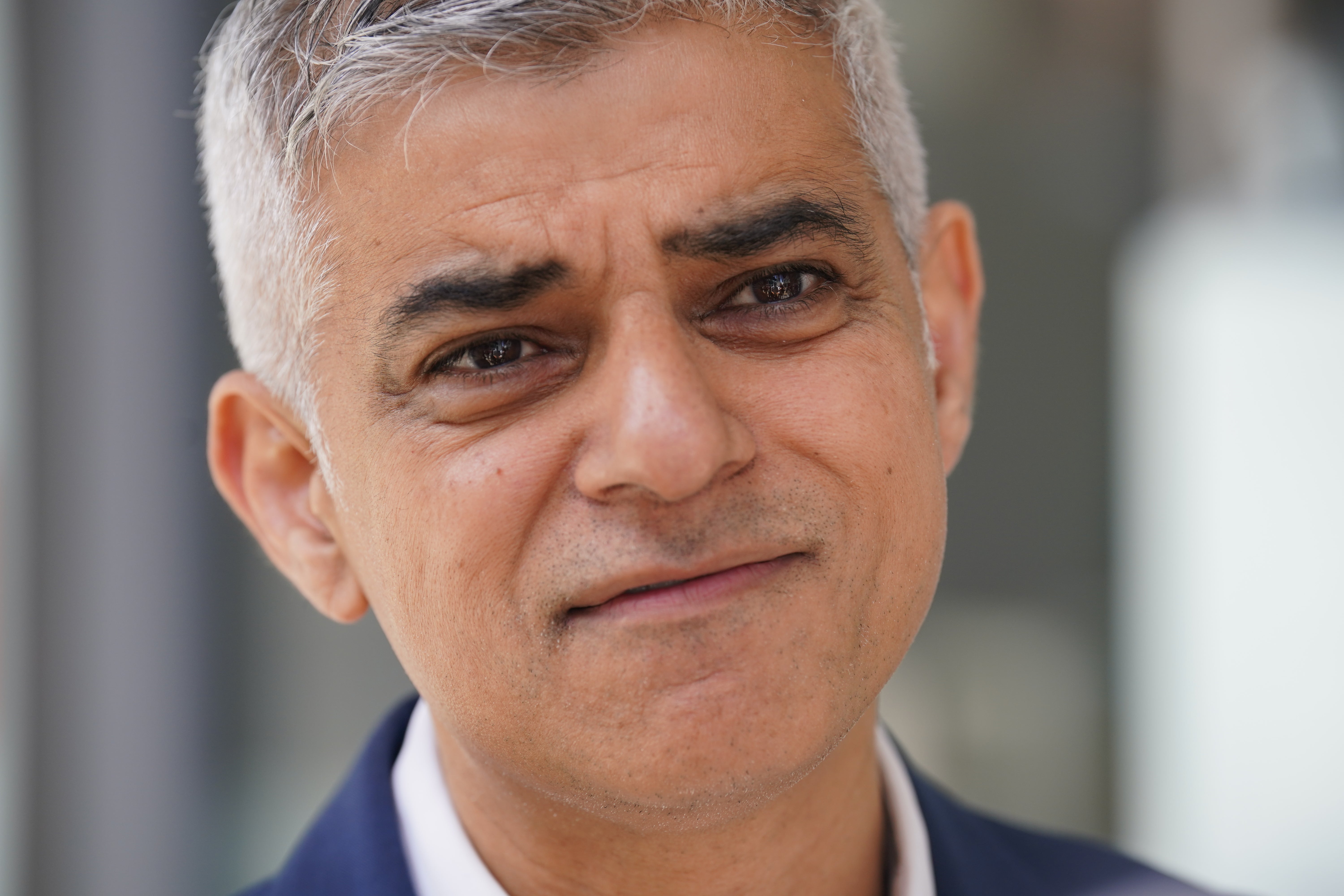 Mayor of London Sadiq Khan with Labour supporters outside Westminster Town Hall after Labour’s wins in Westminster, Barnet and Wandsworth in the local government elections. Picture date: Friday May 6, 2022.