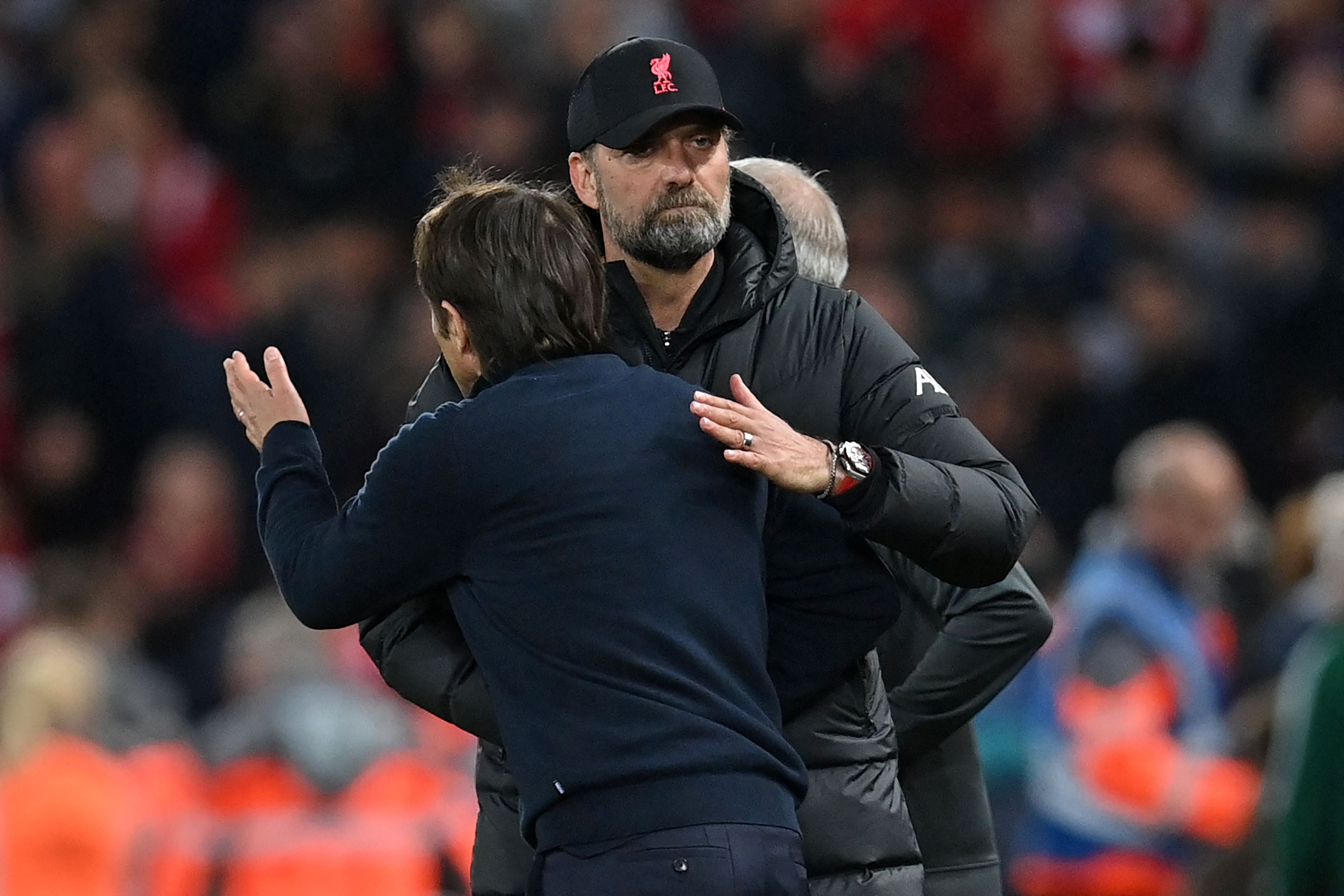 Jurgen Klopp was left upset by Tottenham’s approach to stifle Liverpool