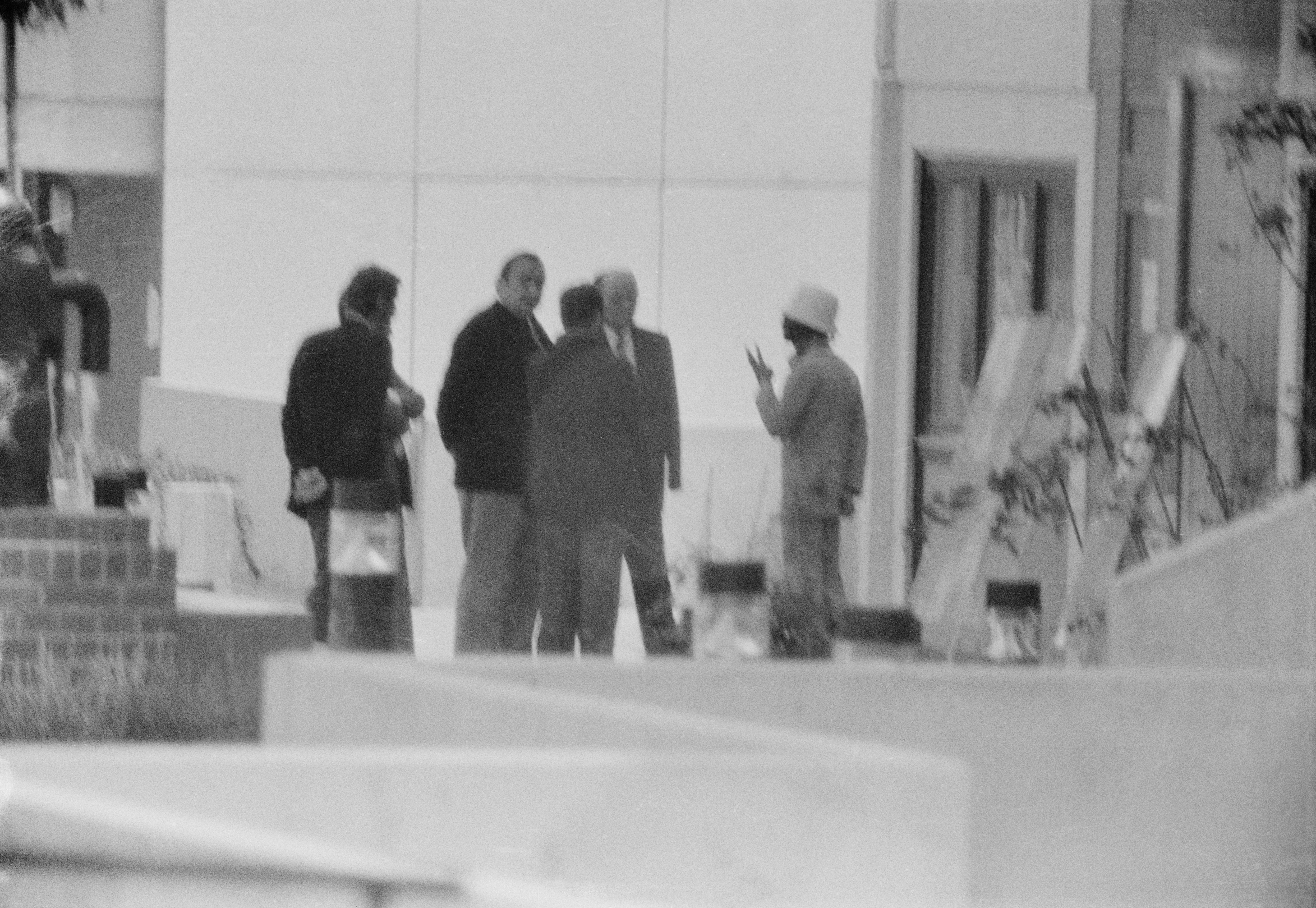 Police attempt to negotiate with members of Black September for the release of hostages