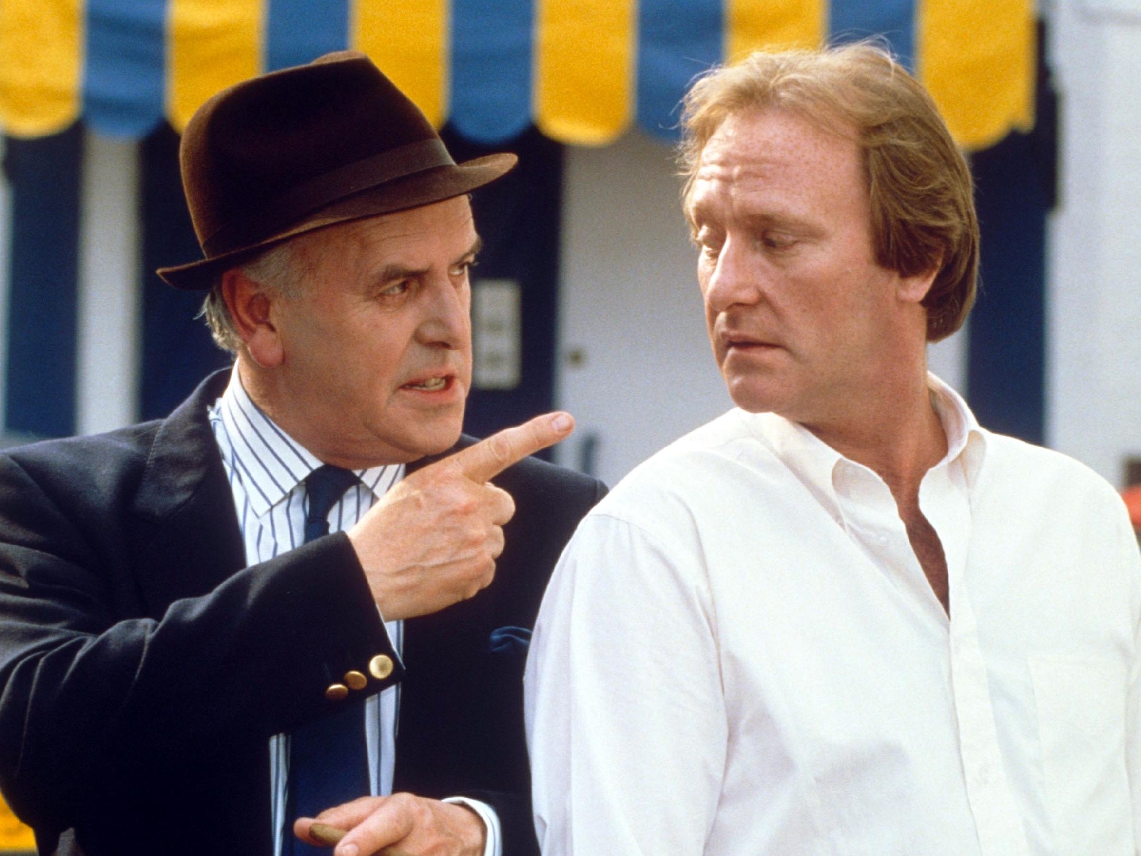 George Cole and Dennis Waterman in ‘Minder’ in 1984