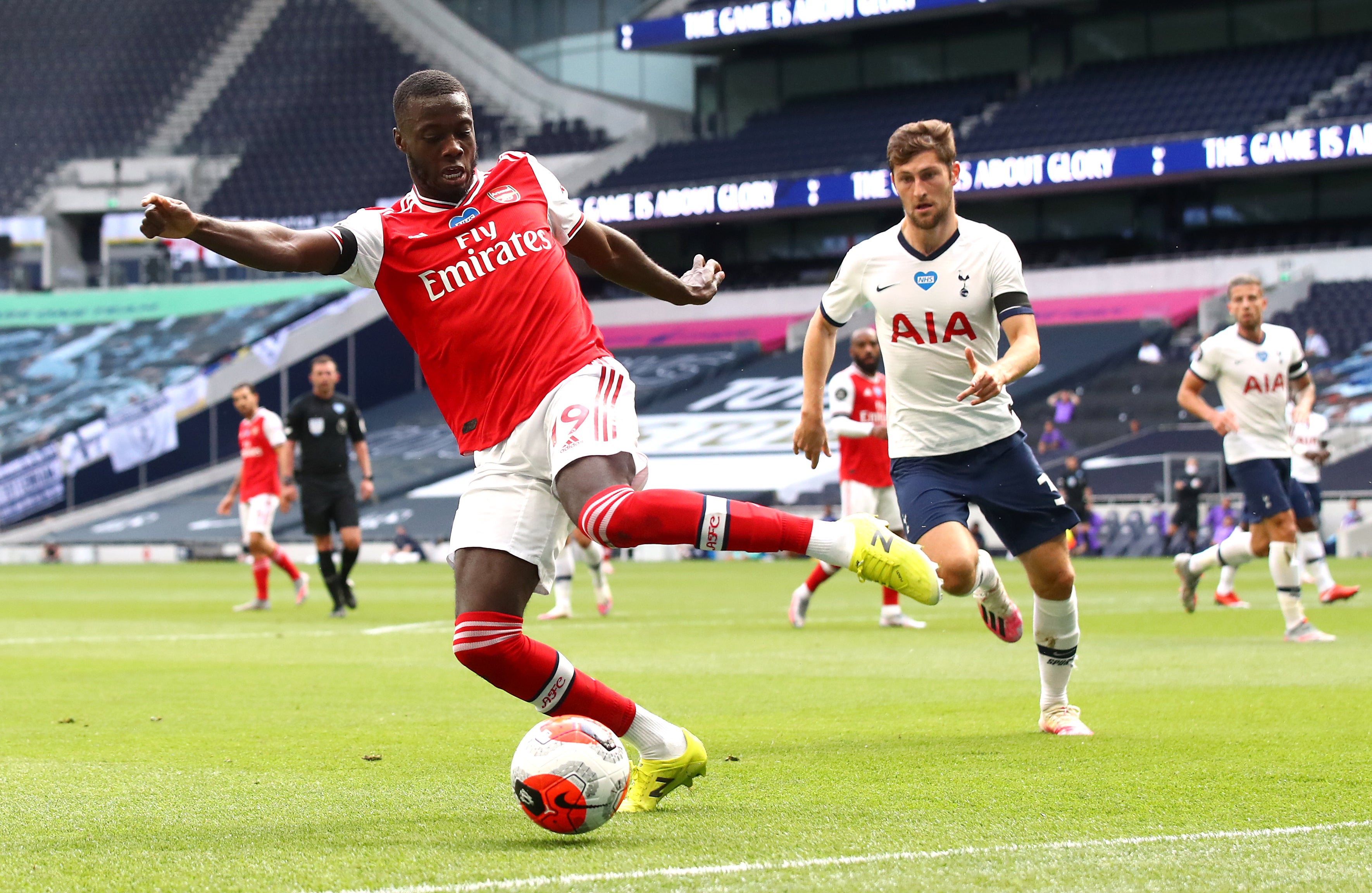 Ben Davies is looking forward to another north London derby (Julian Finney/NMC Pool/PA)