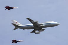 Putin’s ‘Doomsday’ plane fails to make planned appearance at Victory Day parade