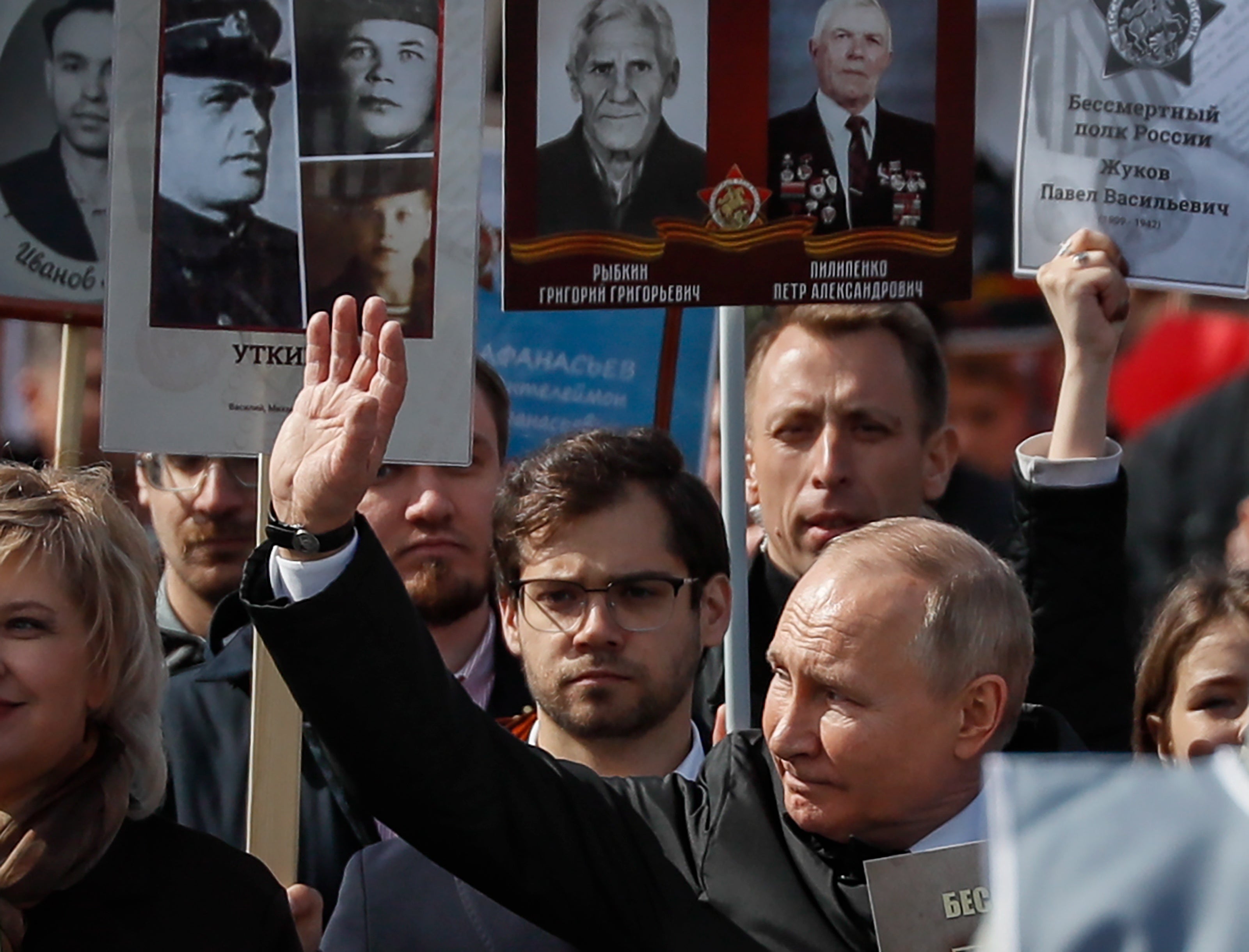 Russia marks Victory Day, Nazi Germany's unconditional surrender in World War II, with the annual parade in Moscow's Red Square