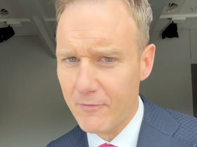 Dan Walker shared a message of concern on his social media accounts