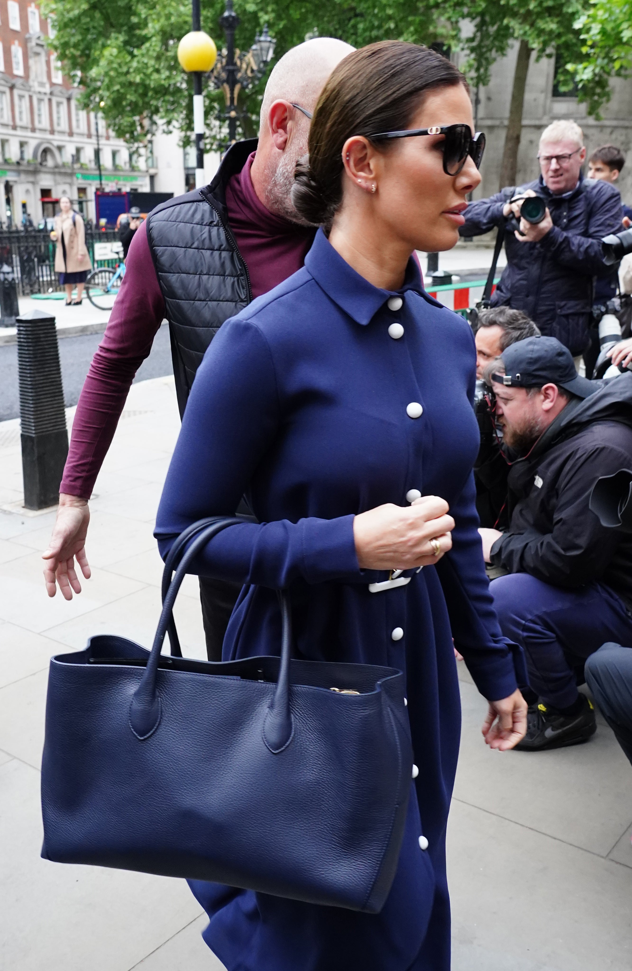 Rebekah Vardy arrives at the Royal Courts of Justice (Ian West/PA)