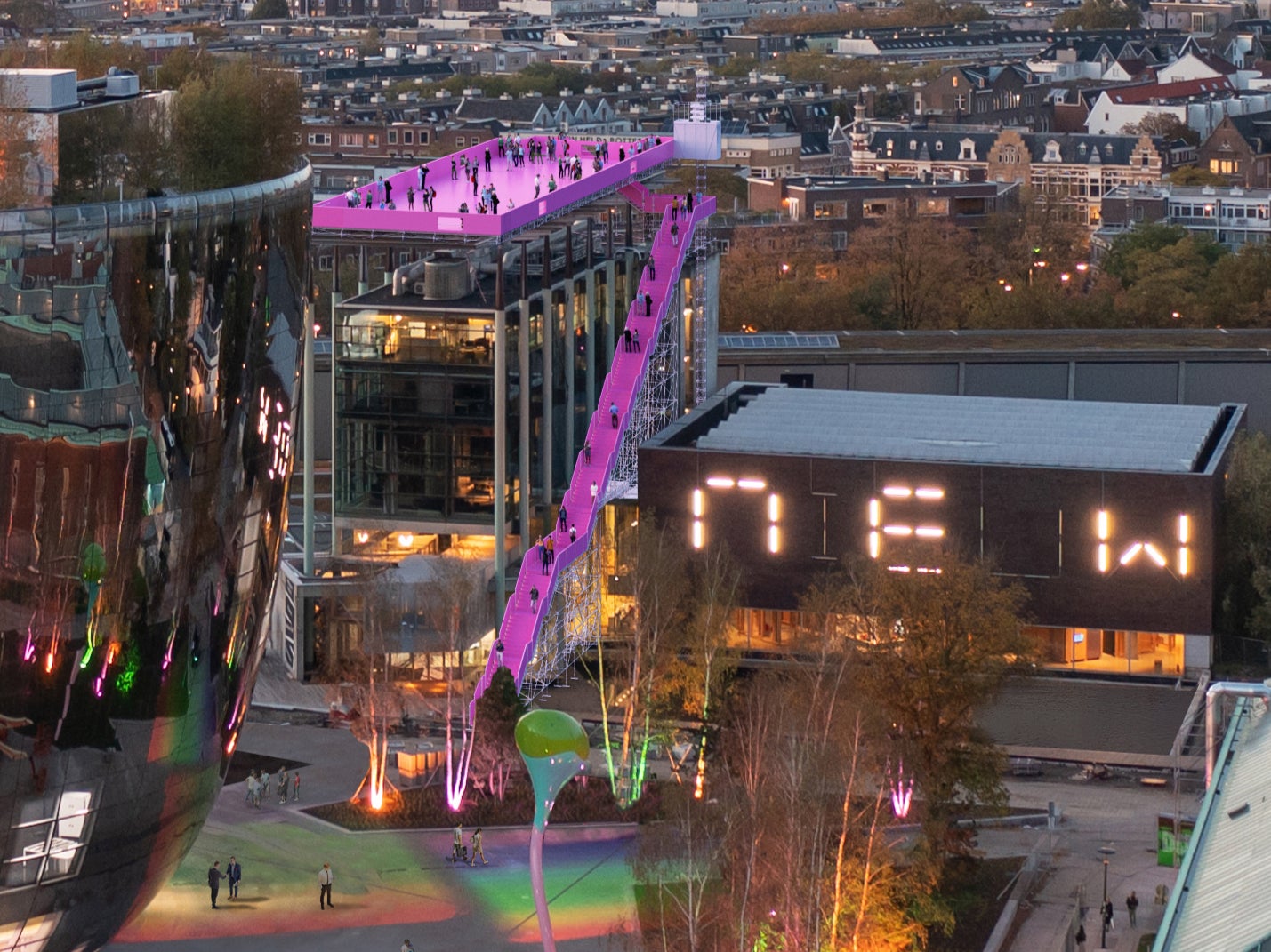 Rotterdam’s rooftops display the majesty of the city