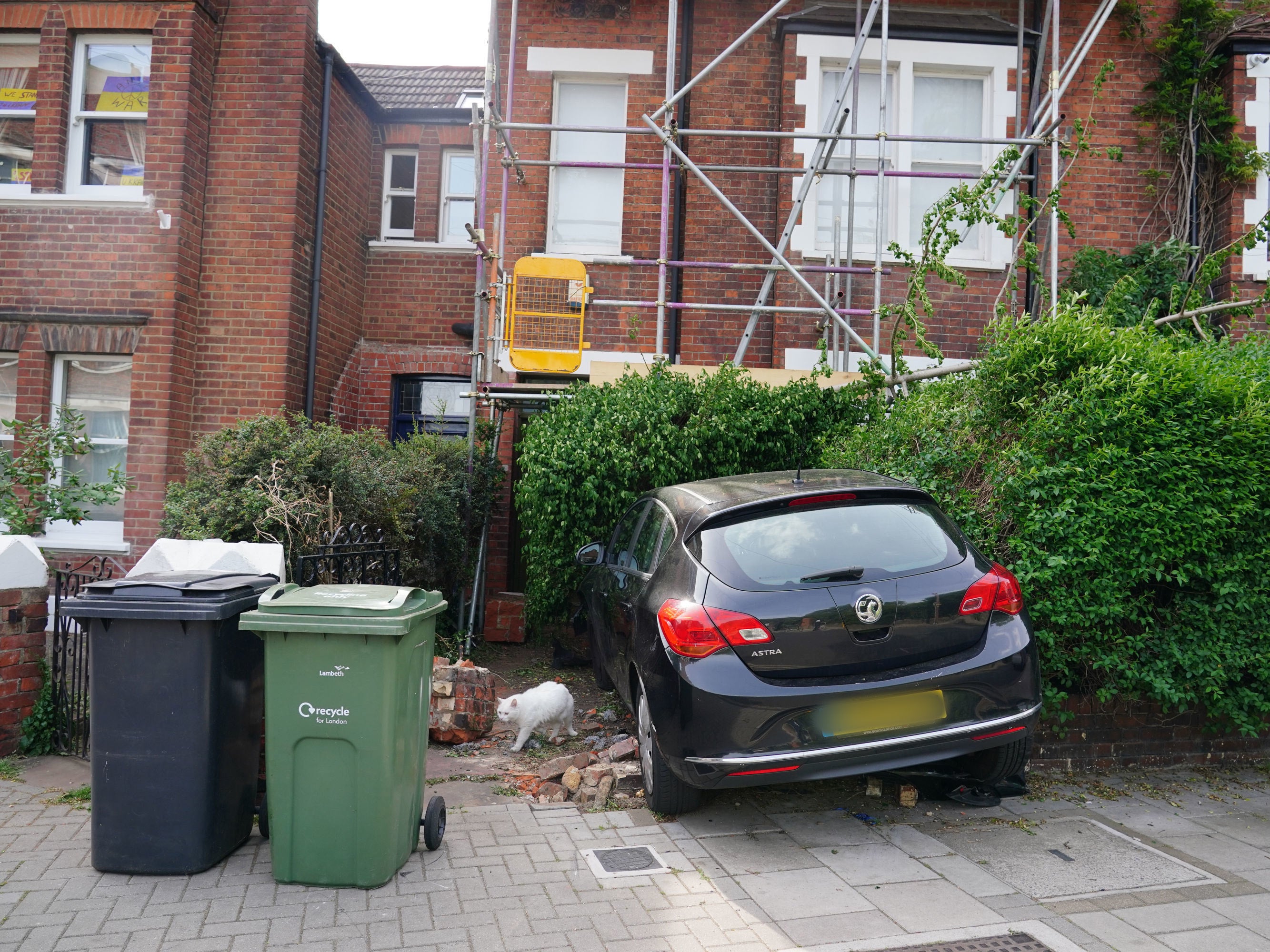 Boris Johnson’s townhouse was hit by a car