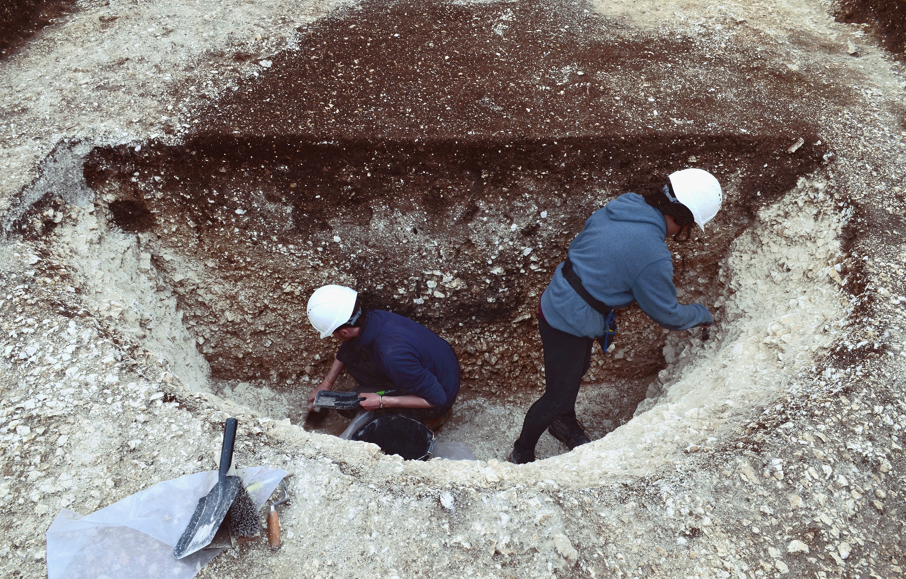 The major clusters of these newly identified rock-cut pits seem to have been deliberately located so that they overlooked Stonehenge itself