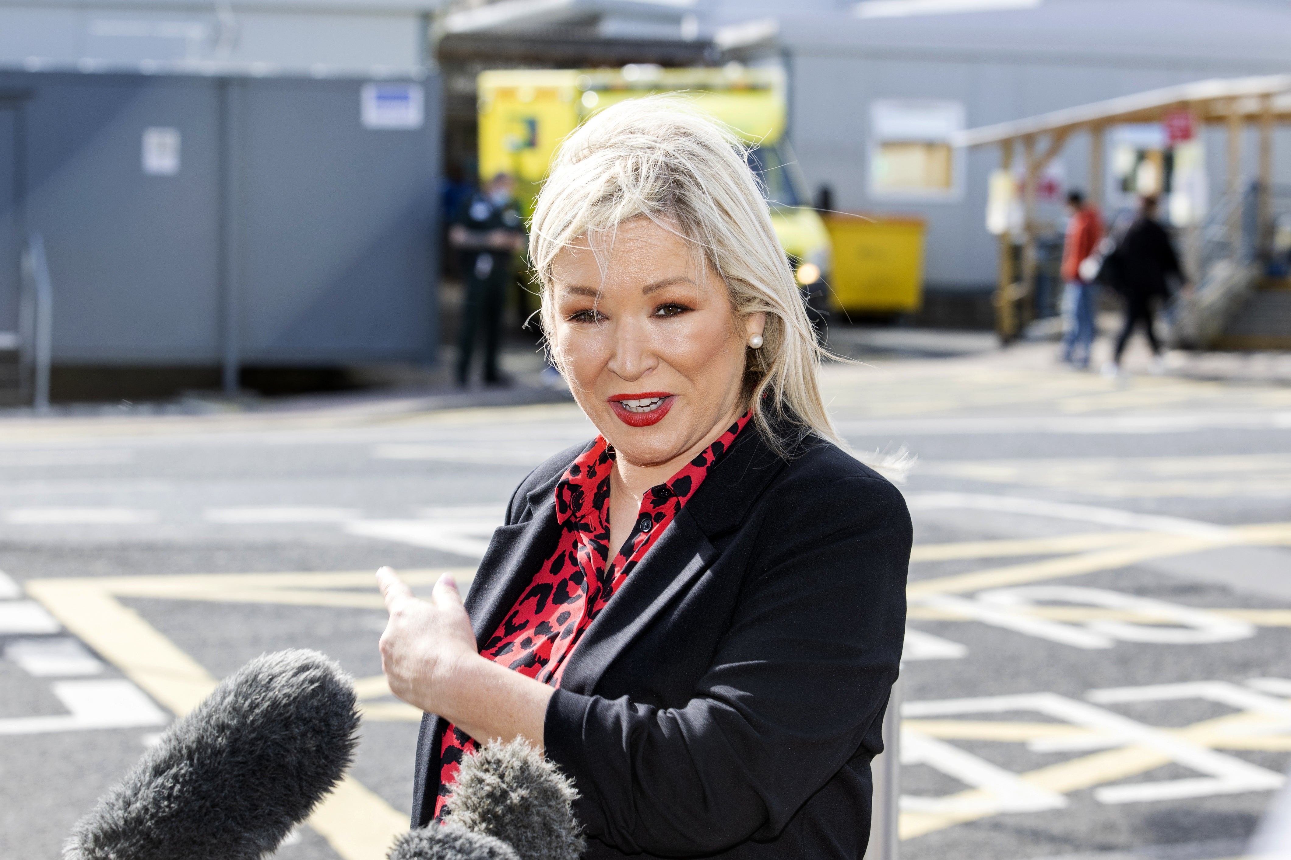 Sinn Fein vice president Michelle O’Neill (Liam McBurney/PA)