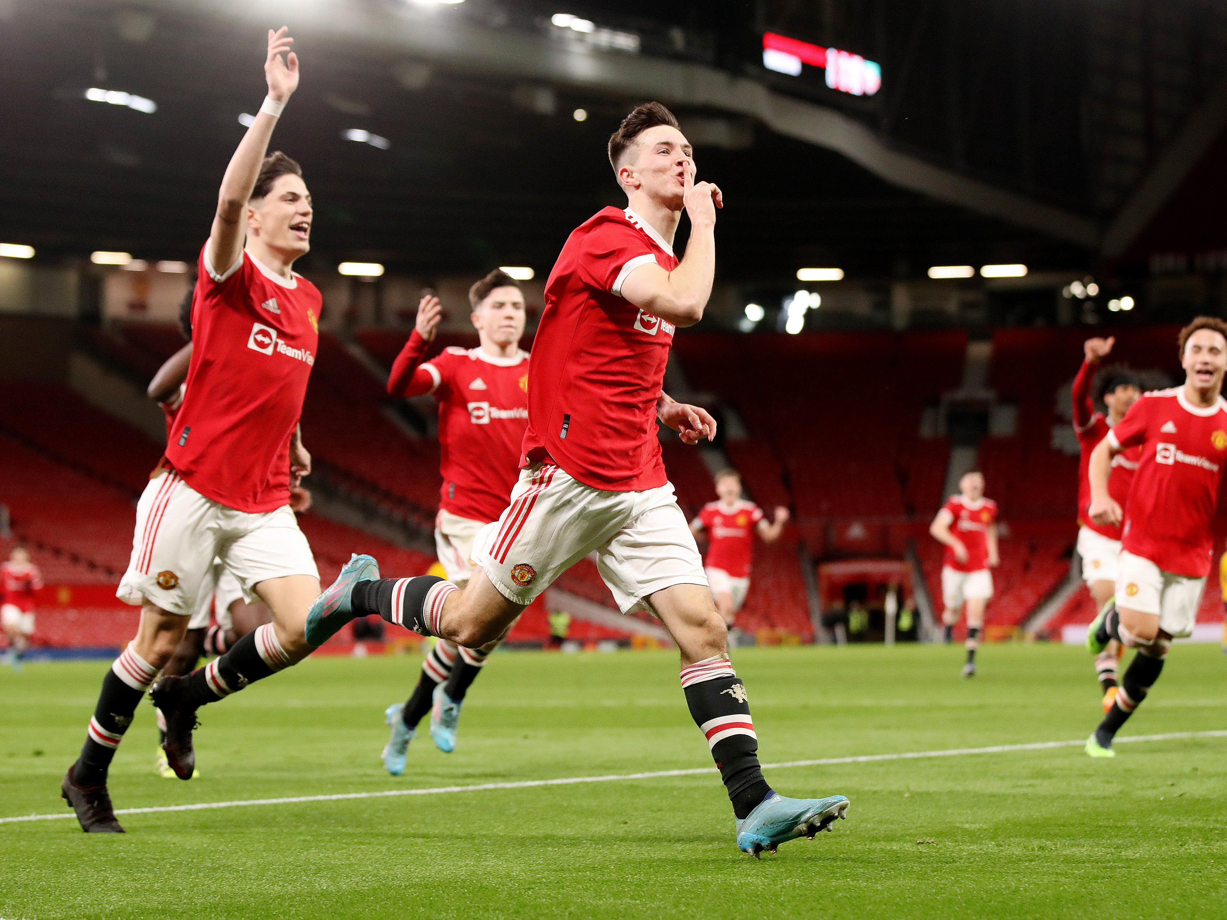 Manchester United’s under-18s are aiming to win the FA Youth Cup for a record eleventh time