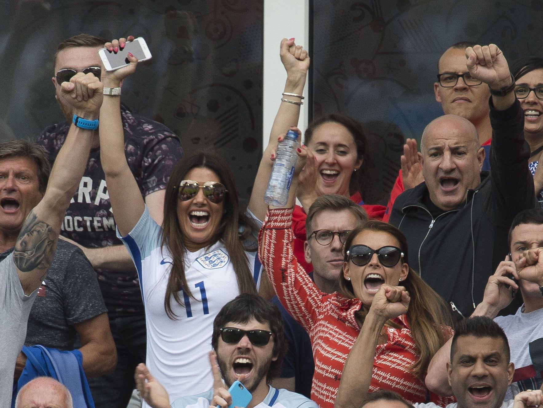 The pair were sat together at the 2016 England v Wales match