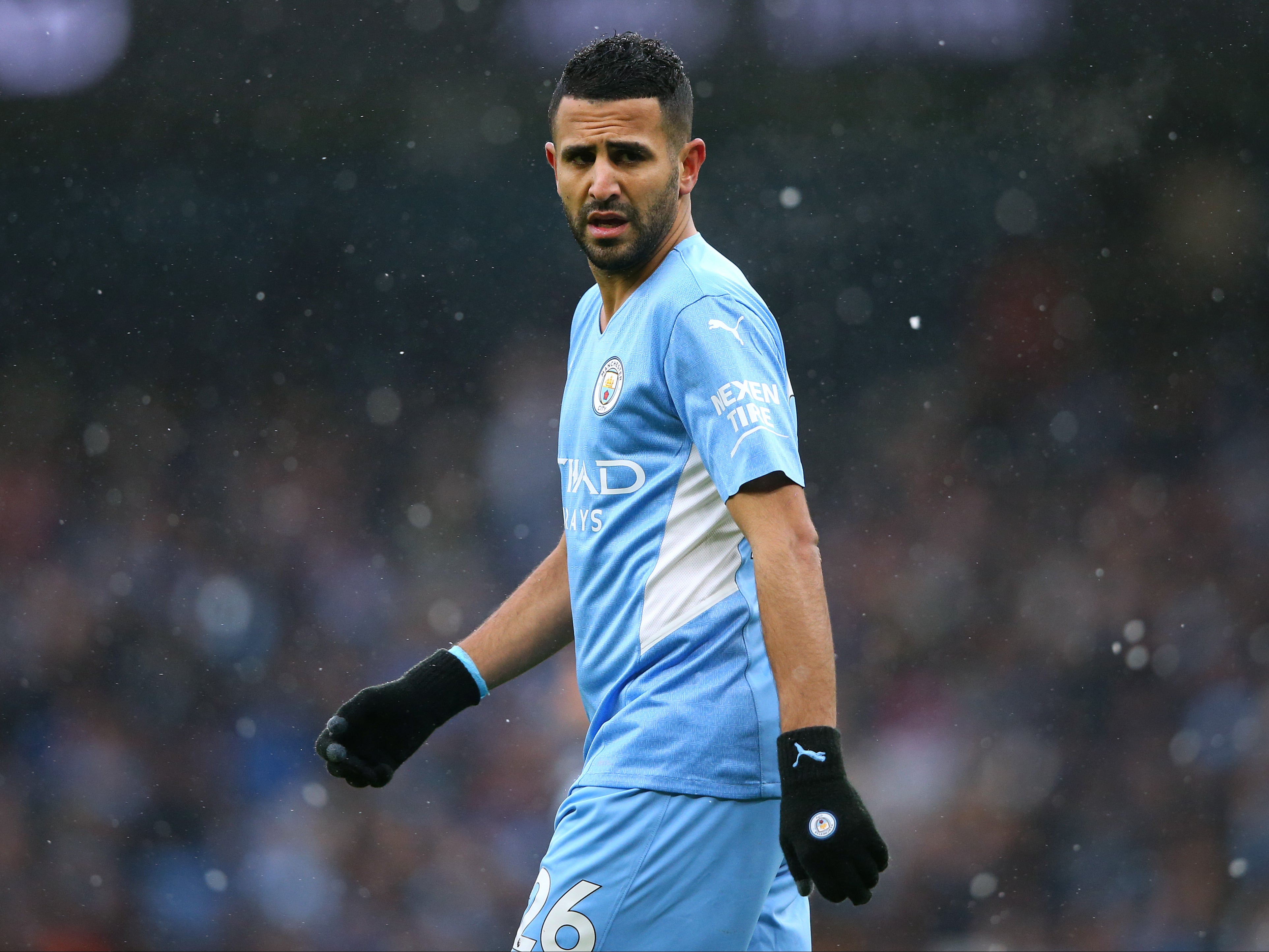 Manchester City winger Mahrez played alongside Jamie Vardy for Leicester from 2014 to 2018