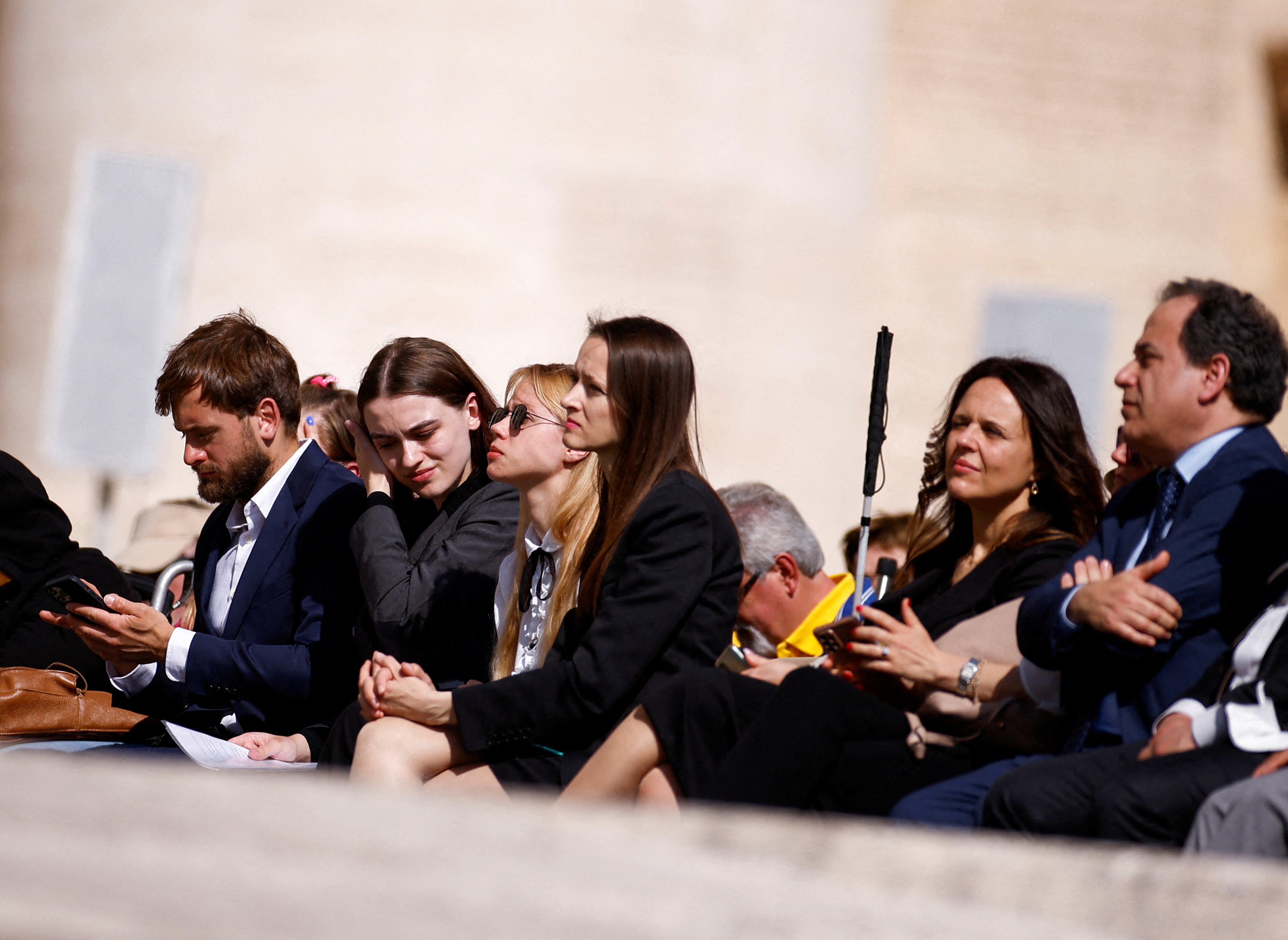 The family members pleaded with the Pope to speak with Vladimir Putin