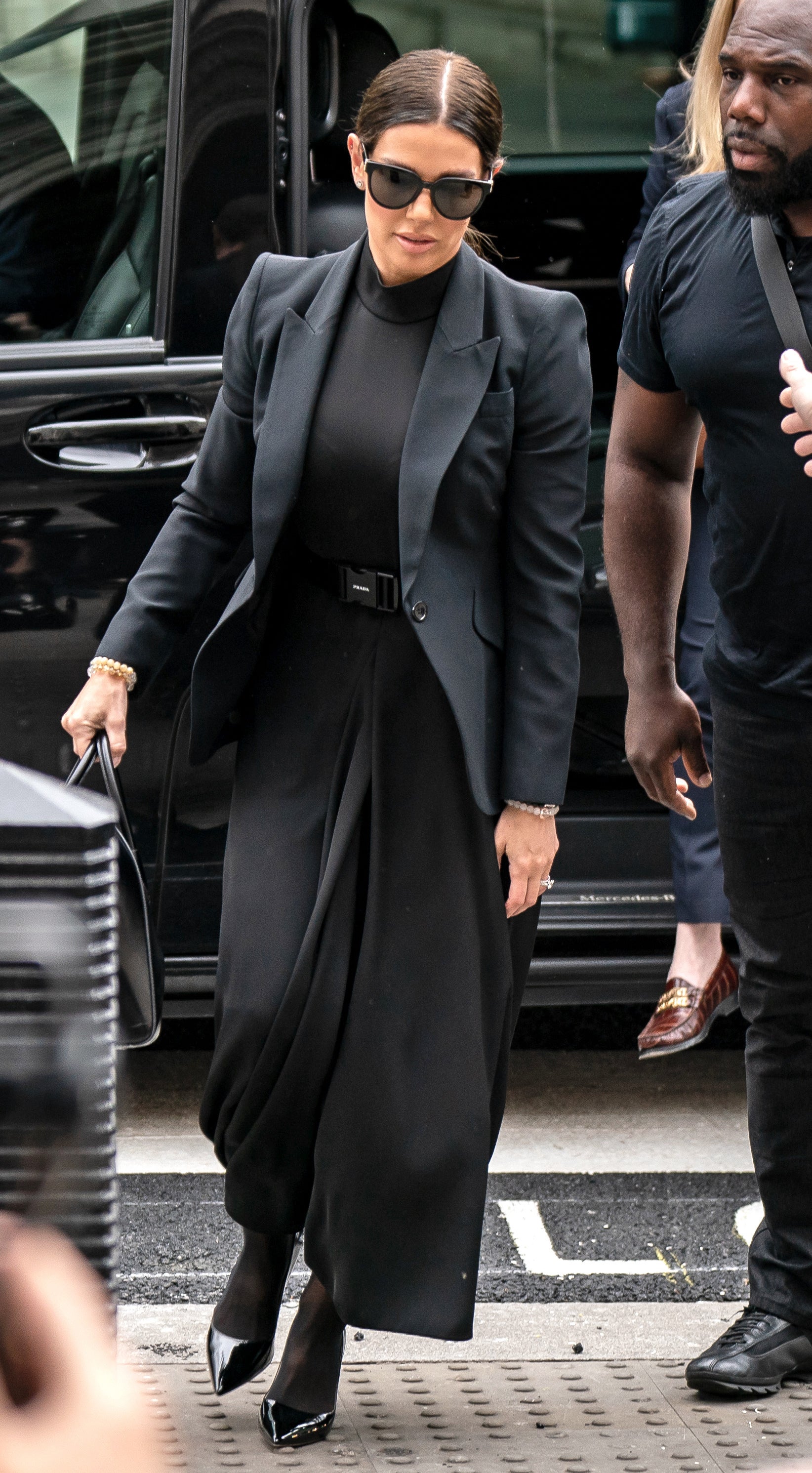 Rebekah Vardy arrives at the Royal Courts of Justice in London (Aaron Chown/PA)