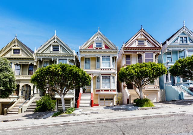 <p>The ‘Painted Ladies' of San Francisco, colourful and historic Victorian houses</p>