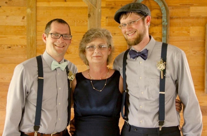 Connie Ridgeway with her two sons