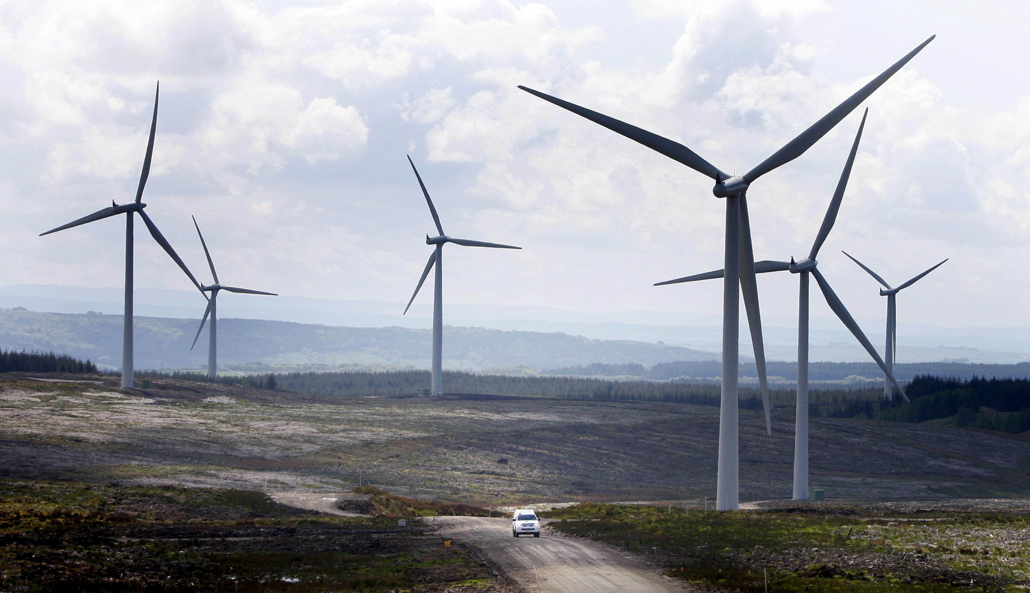 Boris Johnson has pushed for the UK to look to become the ‘Saudi Arabia of wind’ (Danny Lawson/PA)