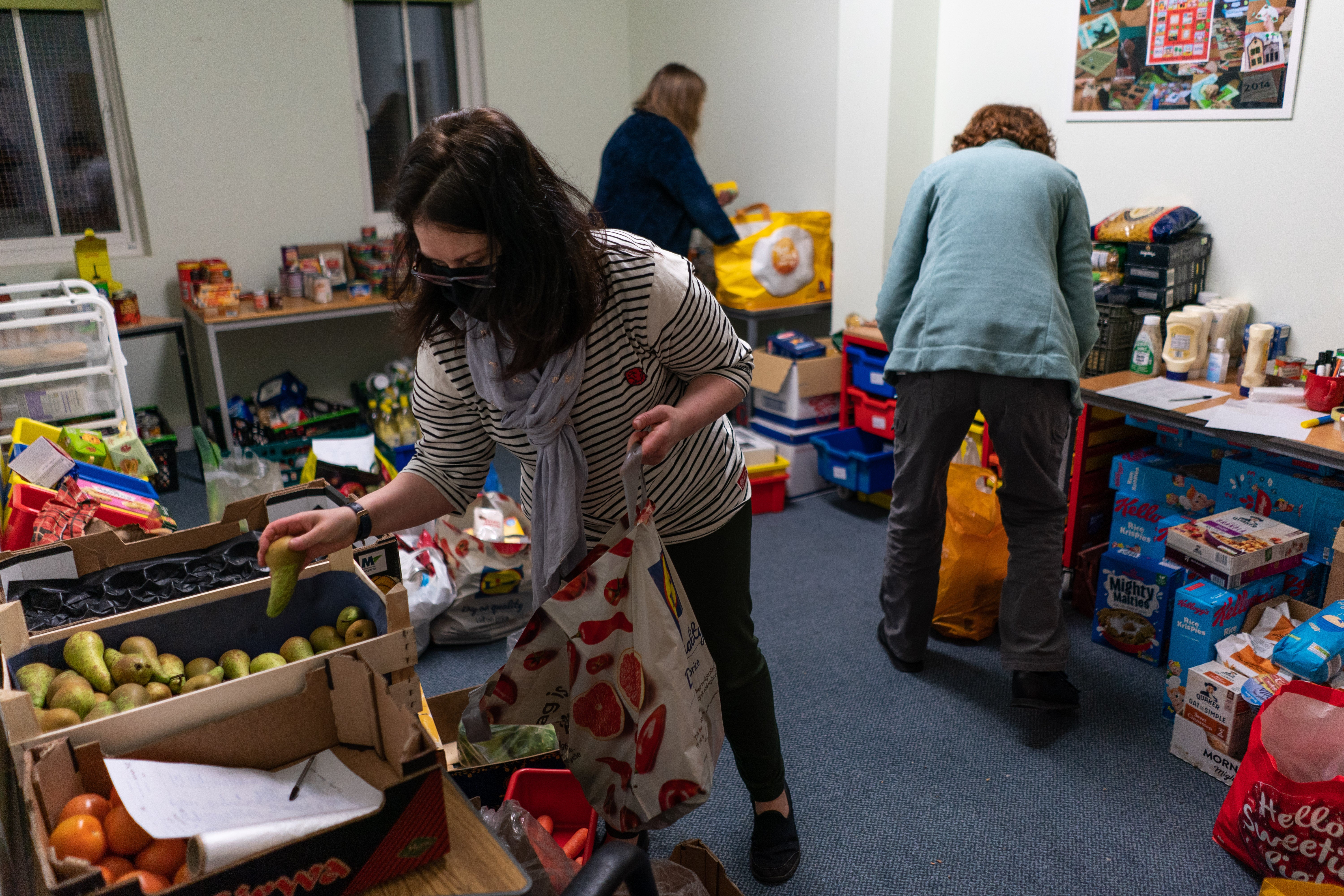 Food banks say they have seen a surge in demands amid the cost of living squeeze