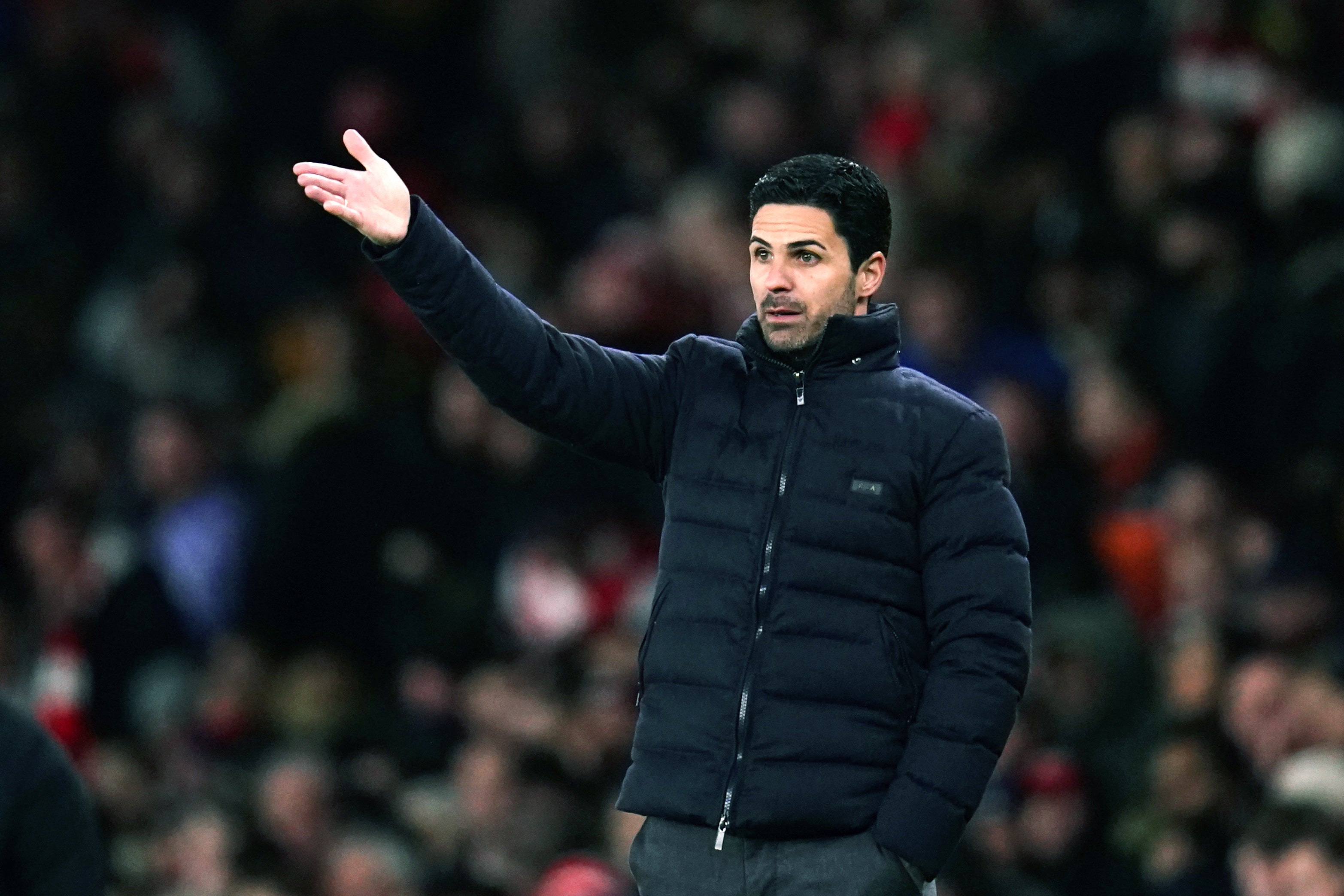 Mikel Arteta is on the cusp of taking Arsenal back into the Champions League. (John Walton/PA)