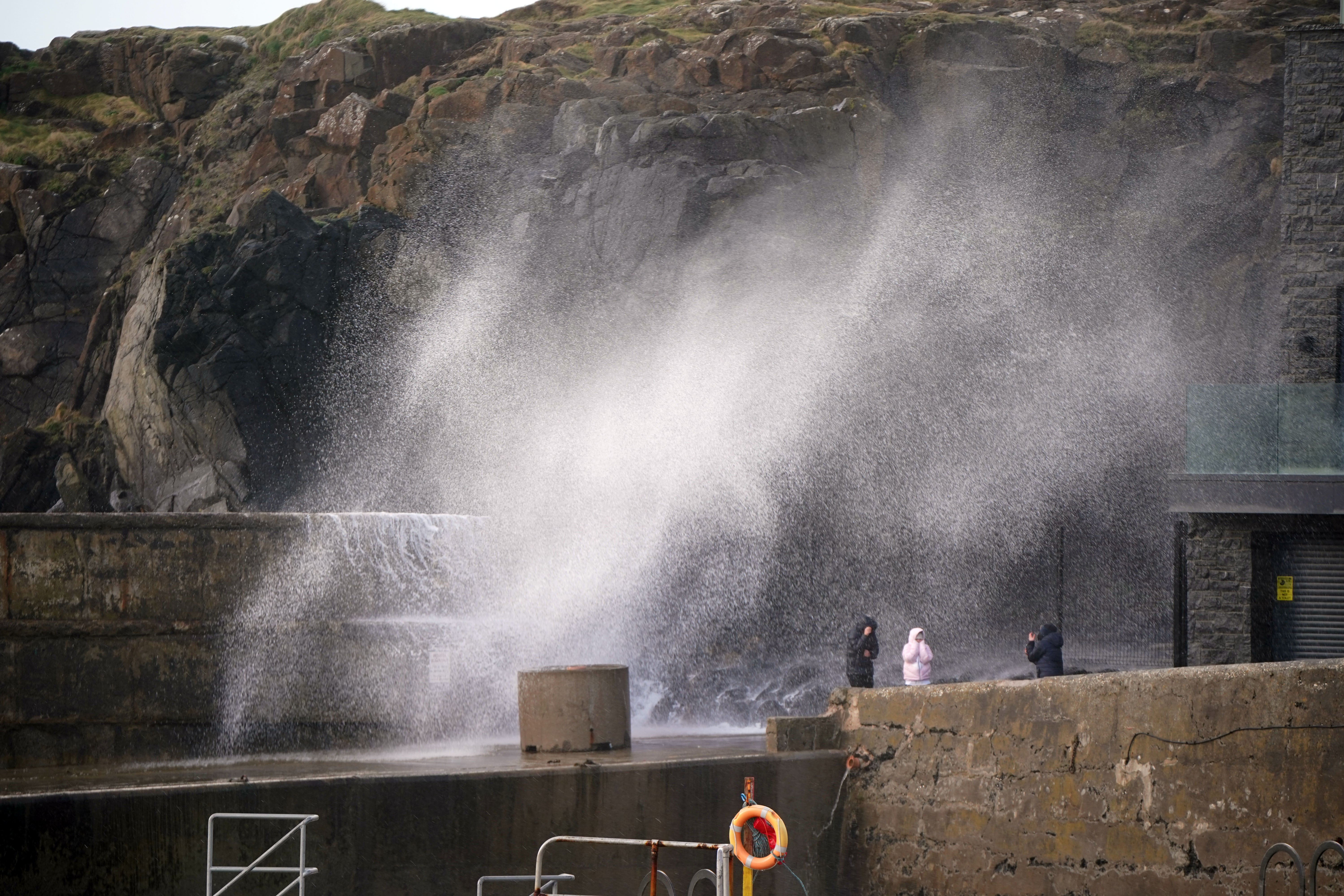 The February storms will lead to insurers paying out about £500 million to customers (Danny Lawson/PA)