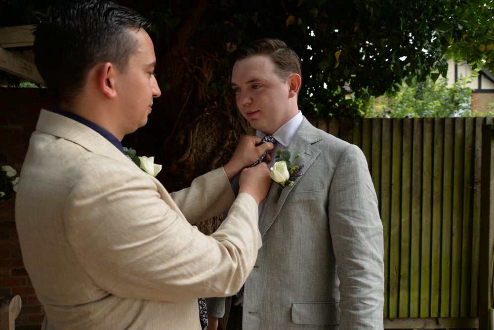 Connor and Joe on their wedding day, 2021 (Collect/PA Real Life)