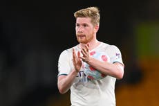 Kevin de Bruyne shines as a perfect false forward as Man City await their new No.9