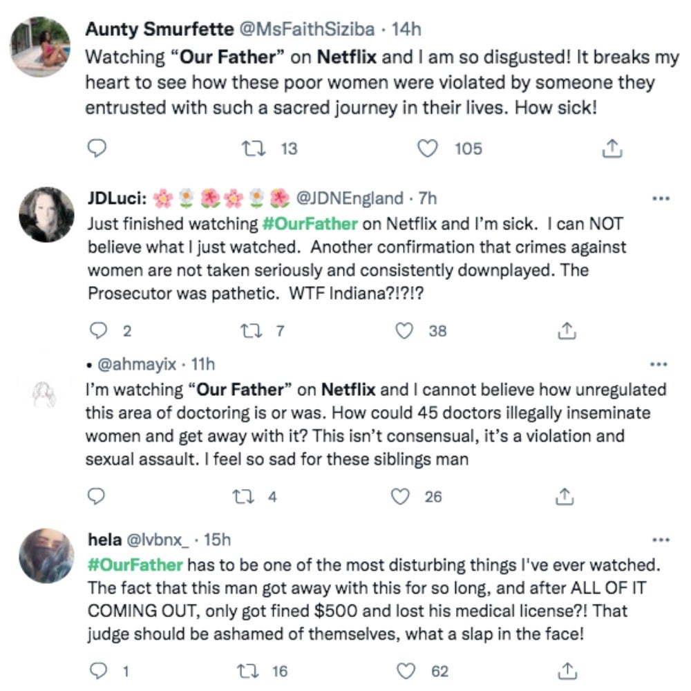 Tweets about Netflix’s Our Father