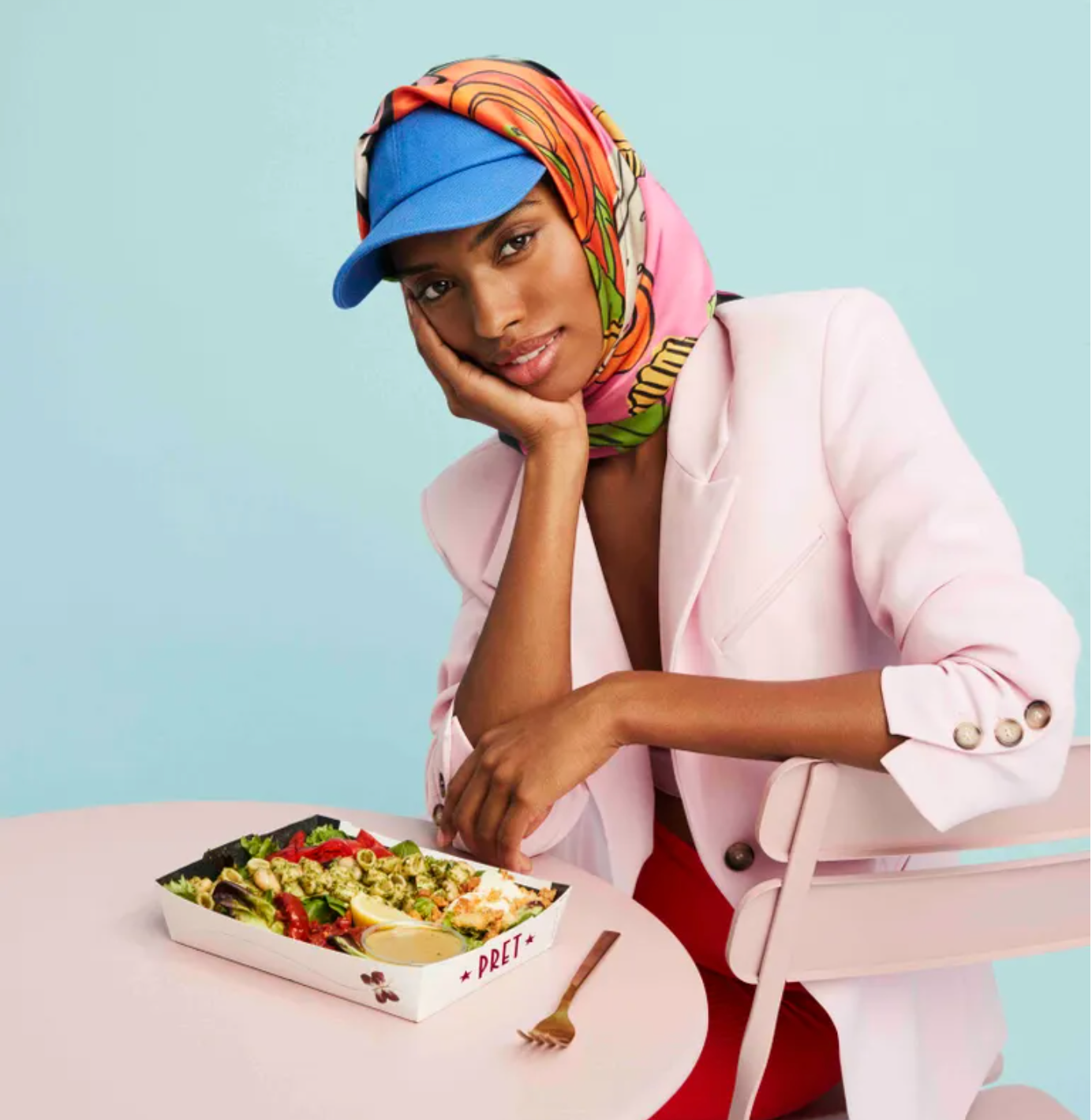 A model wears Ashish’s design for Pret