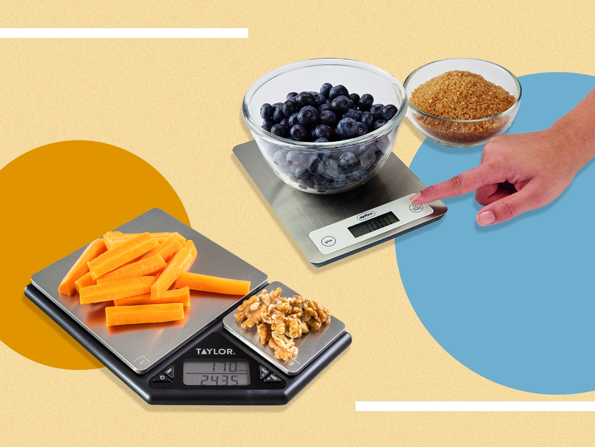 We tried weighing both wet and dry ingredients and tested how accurate each scale was