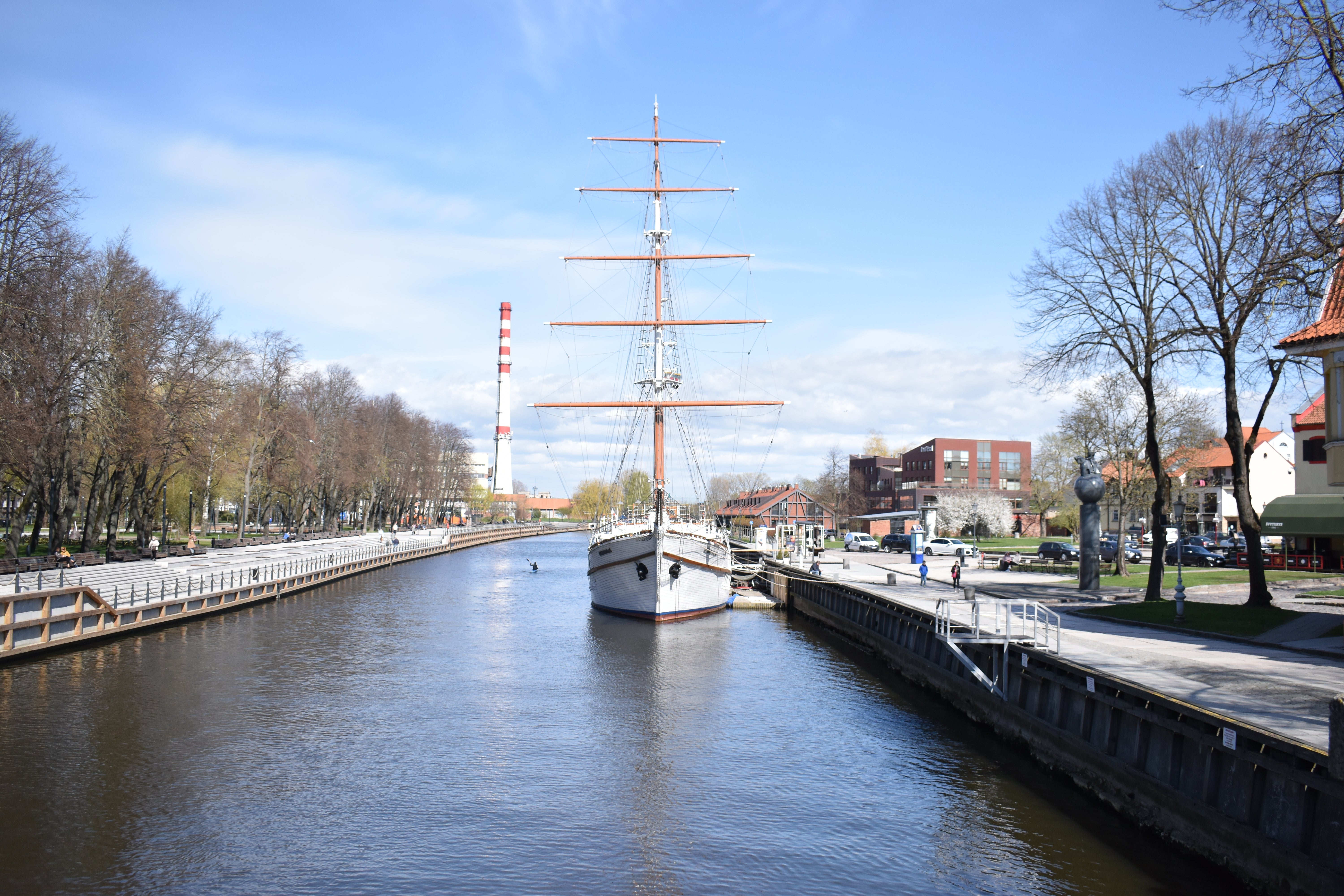 Ships in Klaipeda harbour