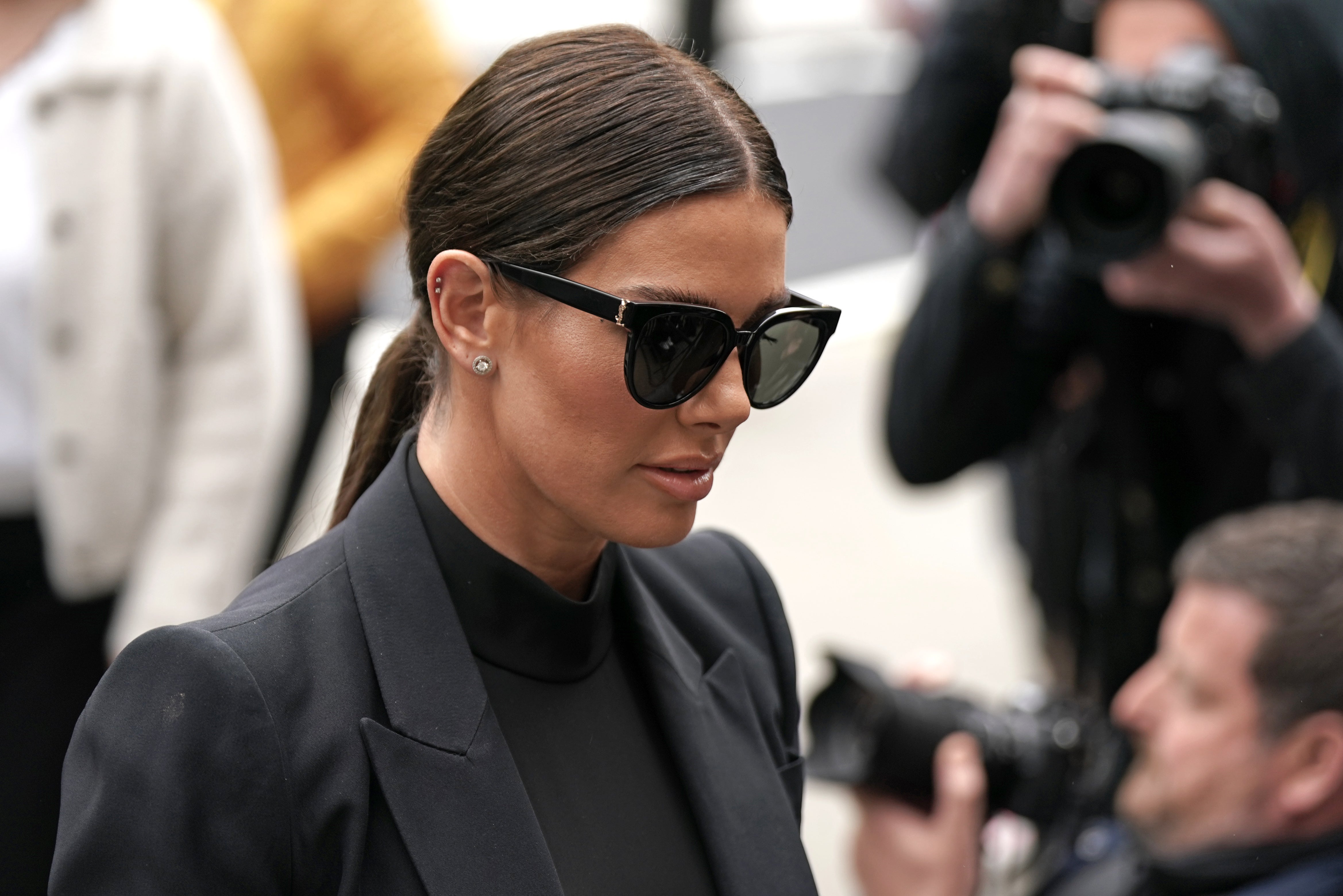 Rebekah Vardy arrives at the Royal Courts of Justice (Aaron Chown/PA)