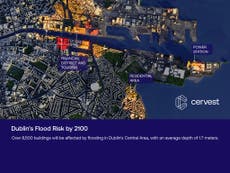 Revealed: What flooding in Dublin could look like by 2100 if climate crisis is not addressed