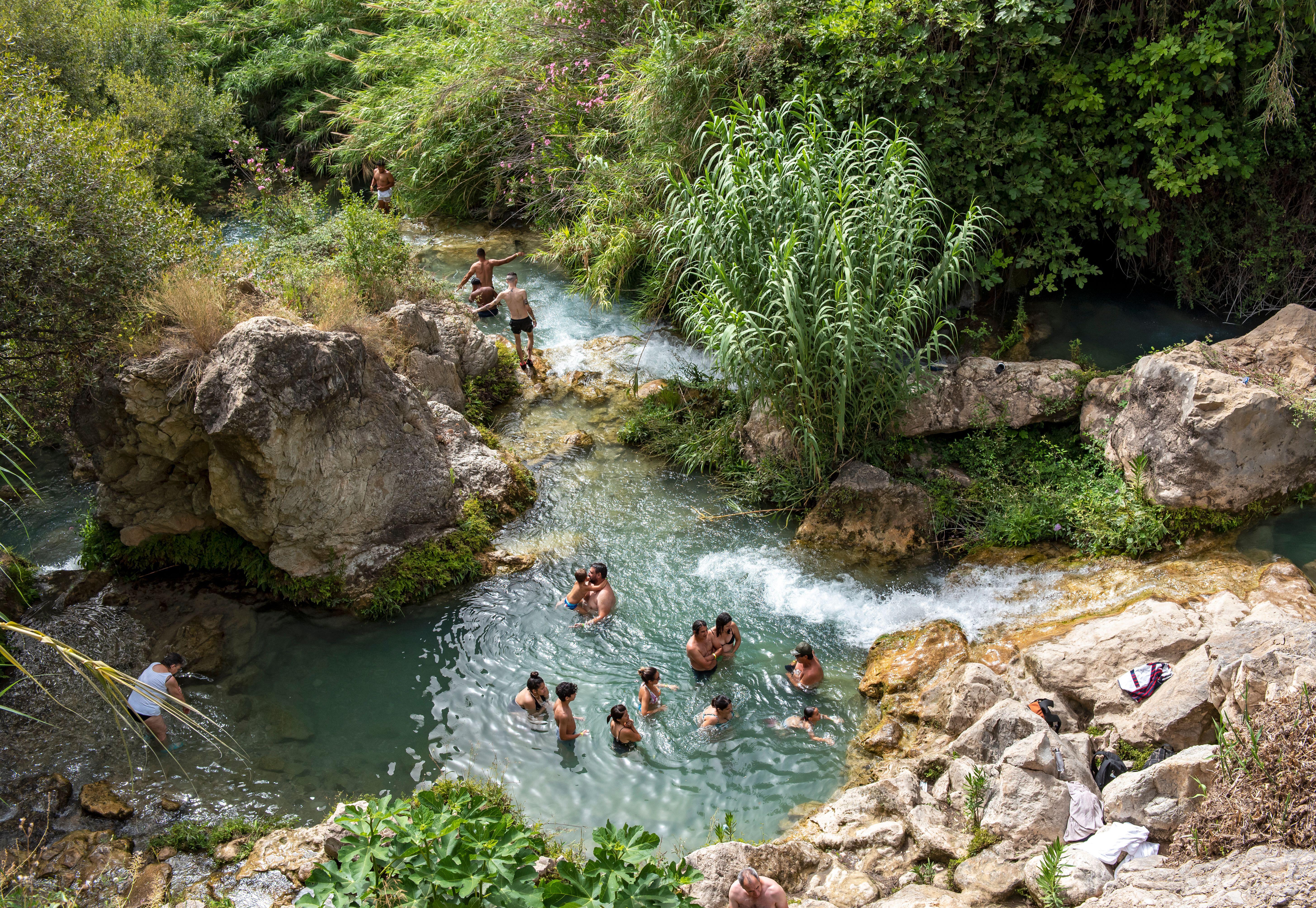 Mr Bell said Mr Lebihan died after seeing his pet struggling in the river, which is close to the popular Fonts de l’Algar in Costa Blanca’s Benidorm (Alamy/PA)