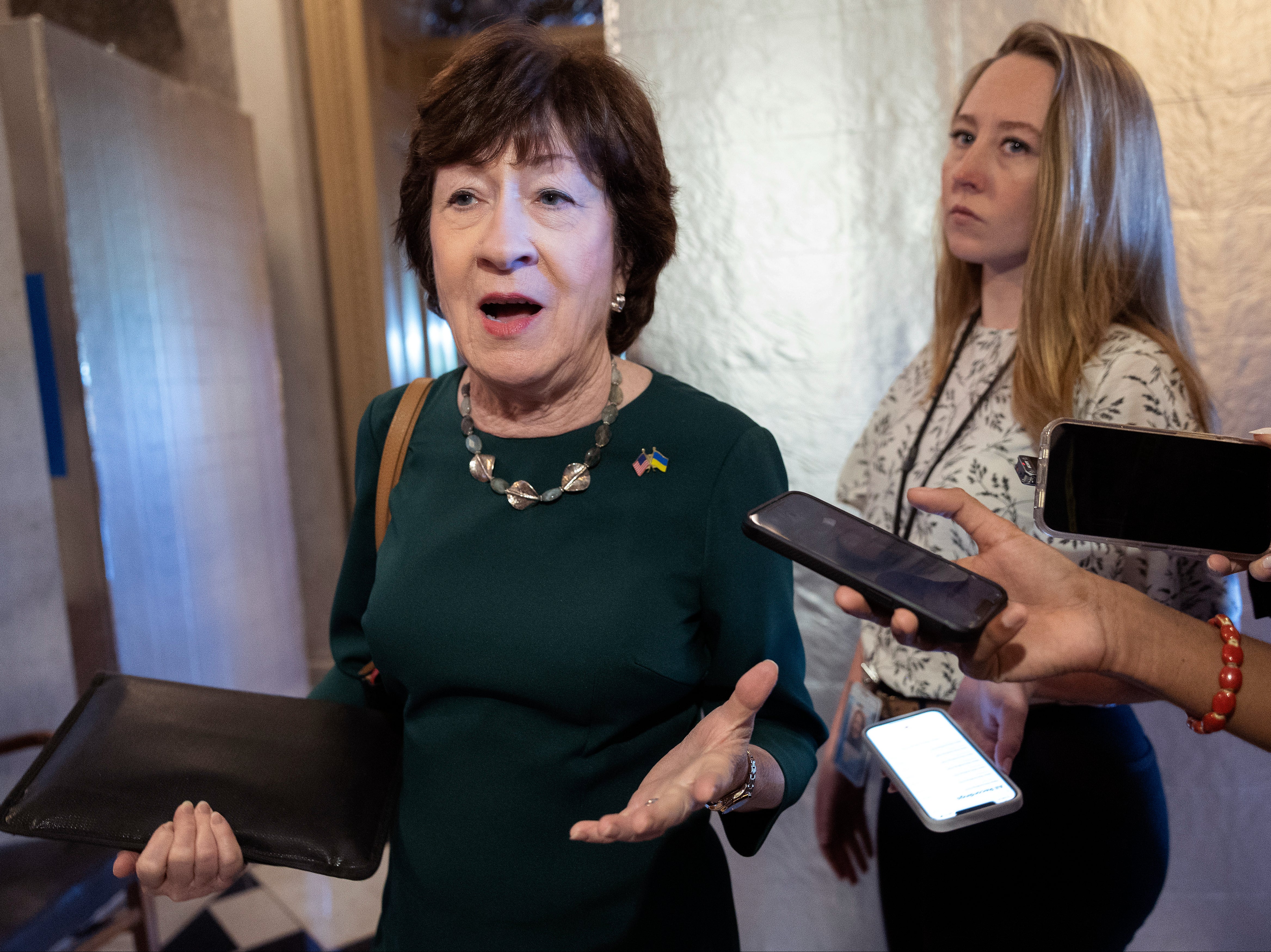 Republican Maine Senator Susan Collins