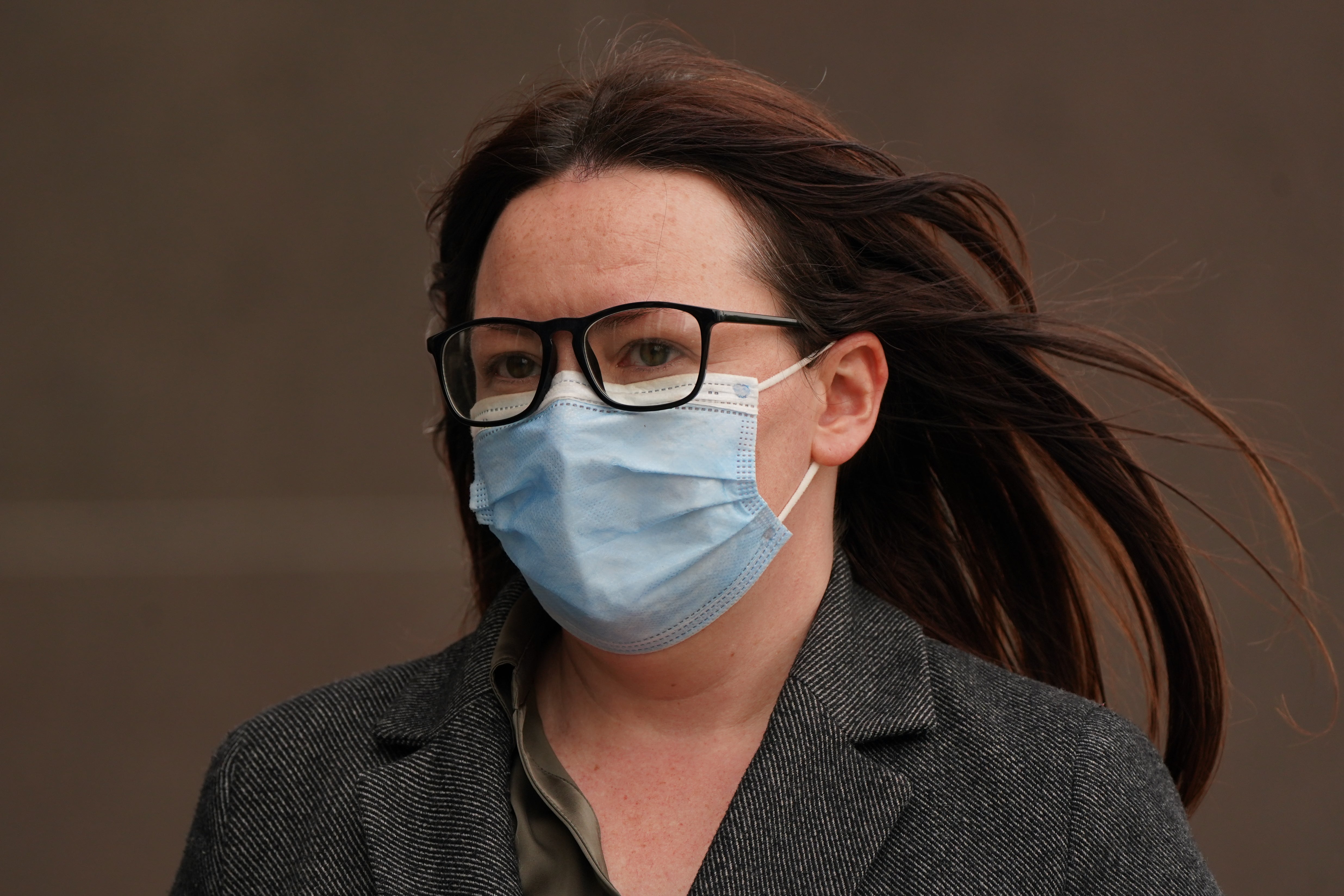 Natalie McGarry at Glasgow Sheriff Court (Andrew Milligan/PA)