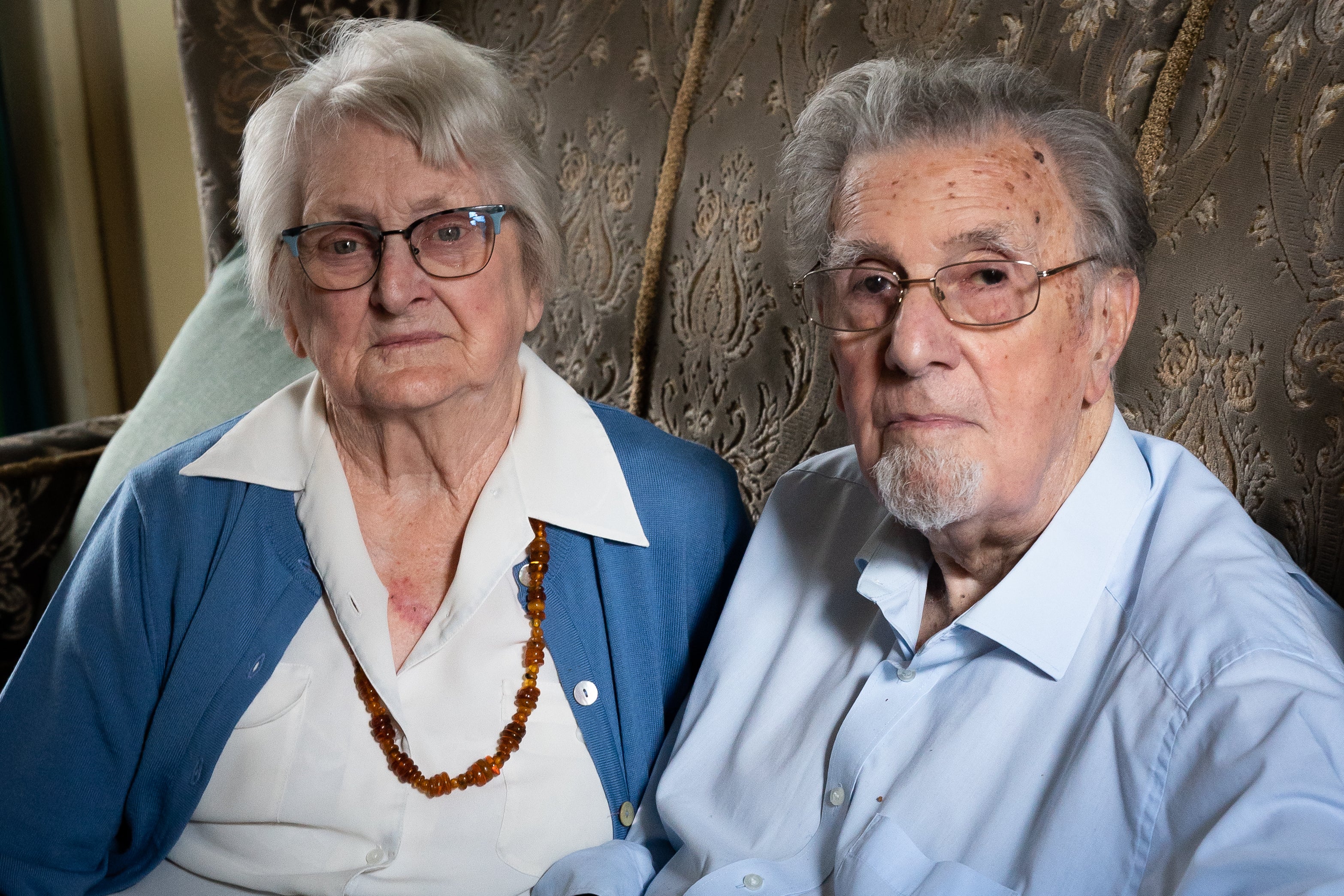 Jessie Earl’s parents, John and Valerie Earl (Aaron Chow/PA)