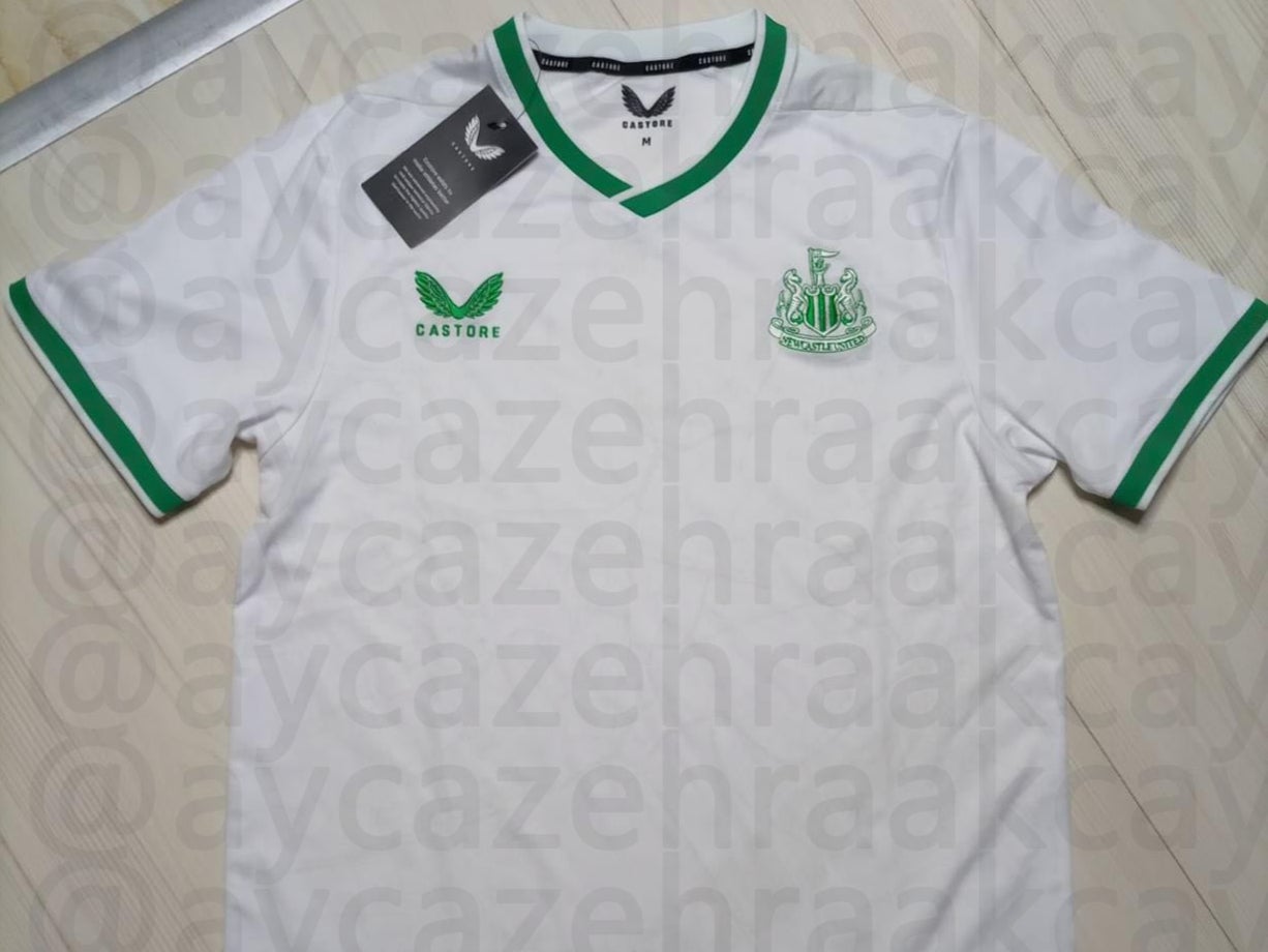 The leaked image of Newcastle’s away shirt