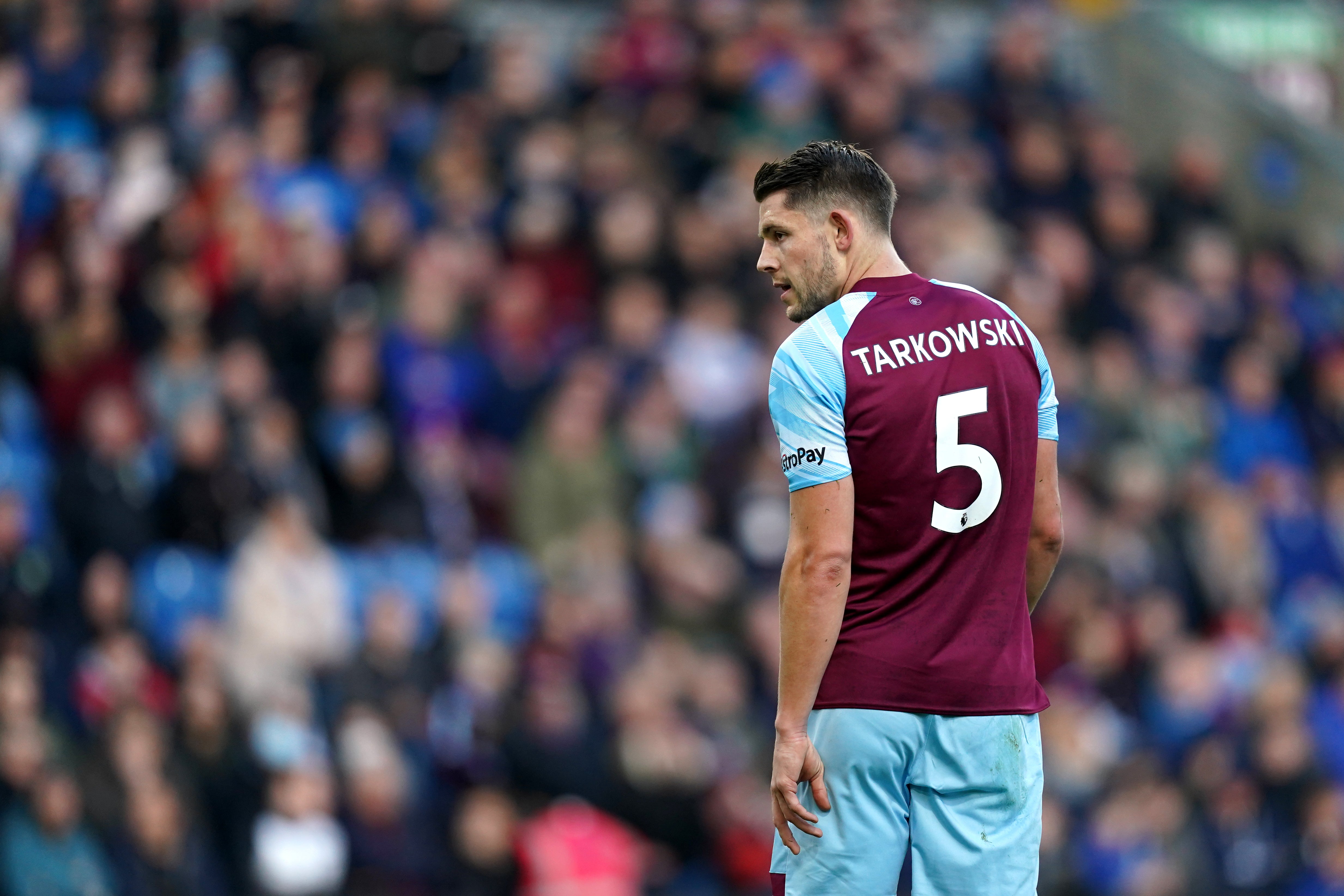 Burnley retain hope James Tarkowski could feature against Tottenham on Sunday (Martin Rickett/PA)