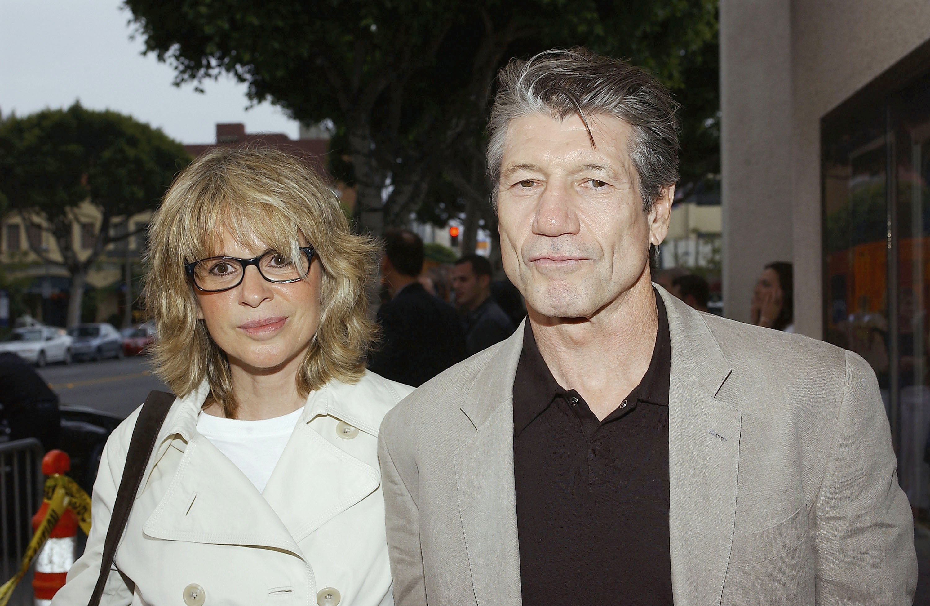 Fred Ward (right) and wife Marie France Ward in 2004