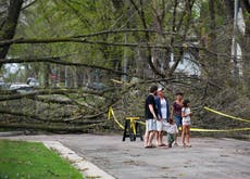 Two people killed as powerful derecho with 100mph winds strikes in South Dakota and Minnesota