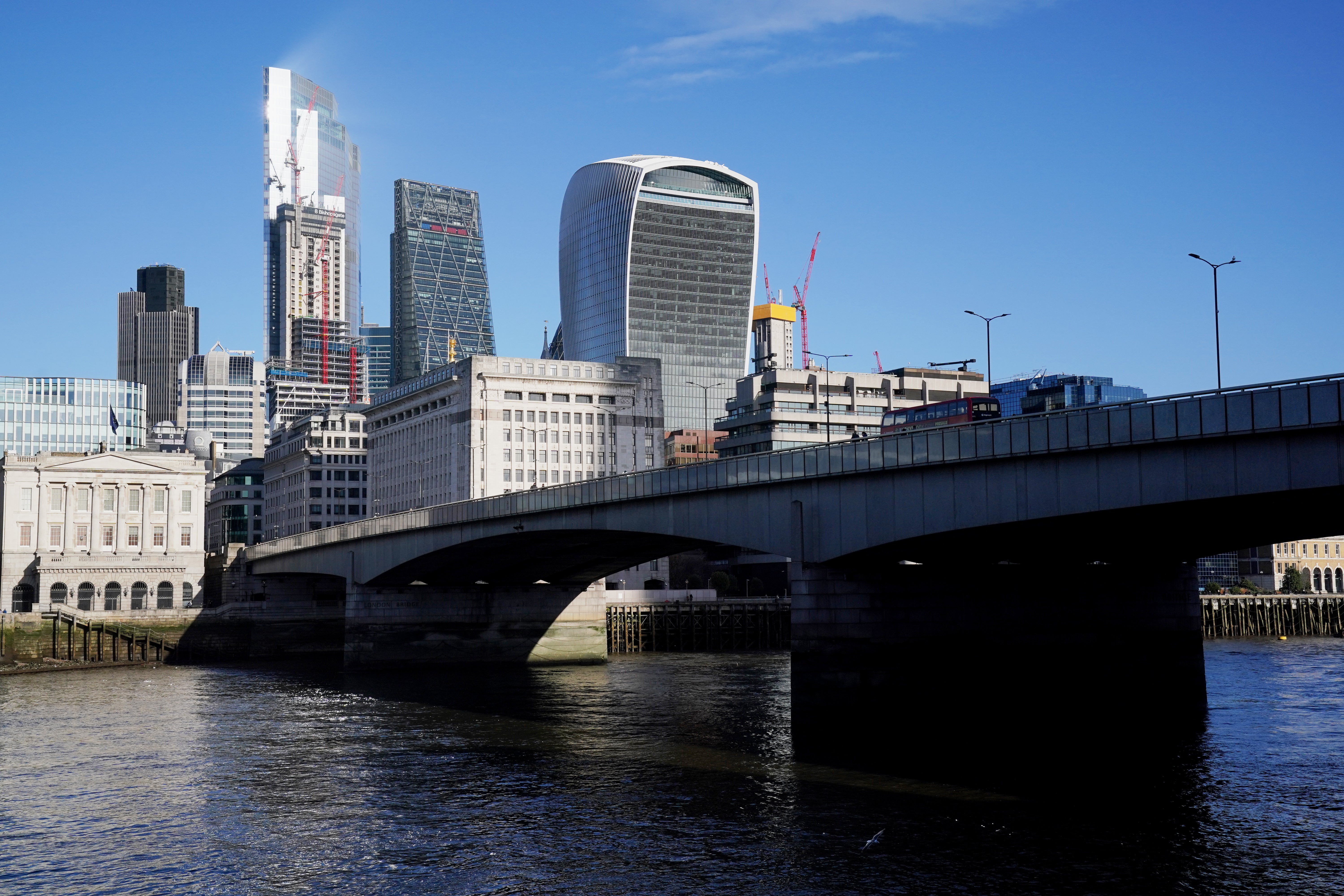 Shares soared in London on Friday (Jonathan Brady/PA)