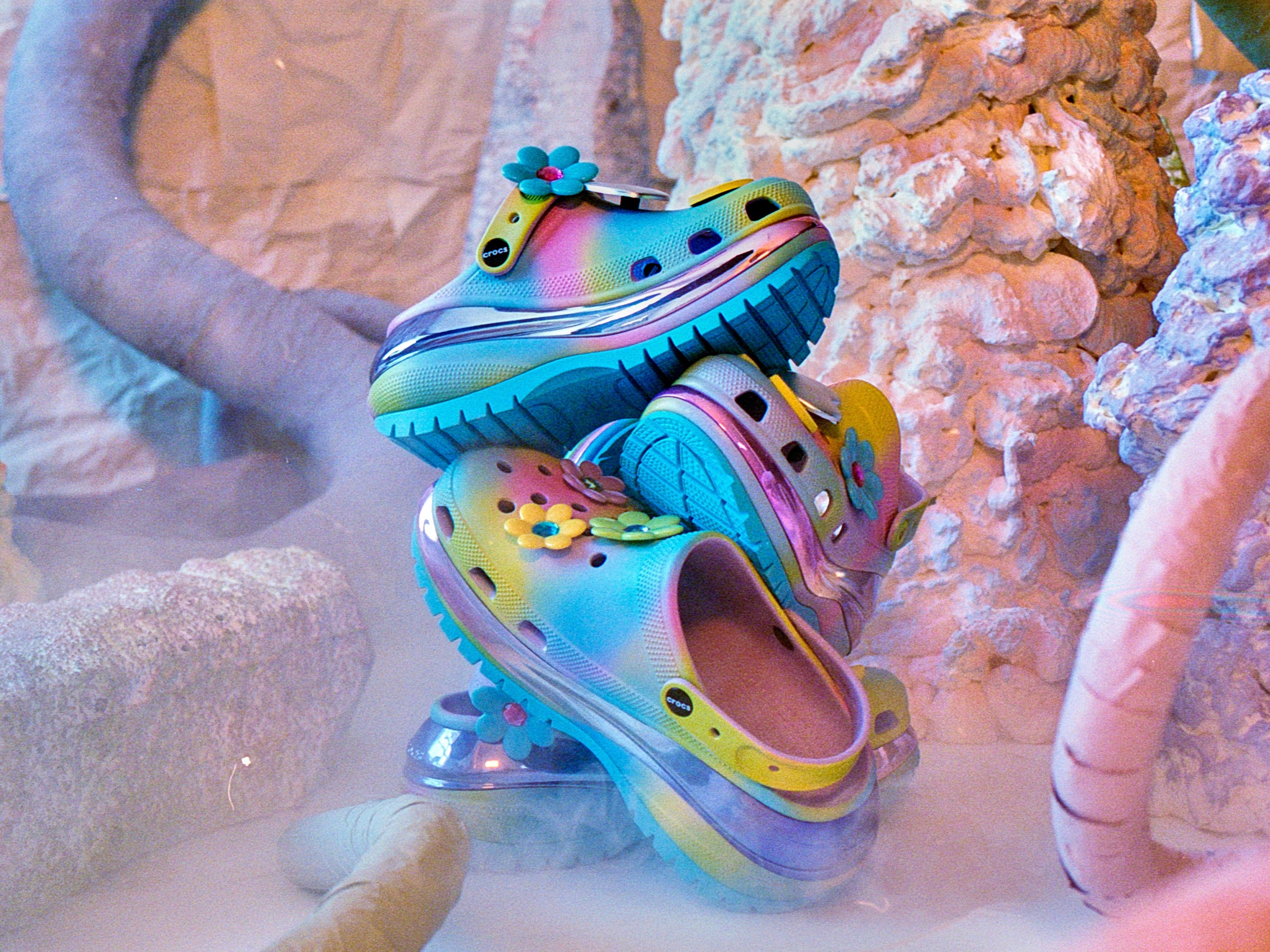 Lazy Oaf X Crocs Mega Crush Clog