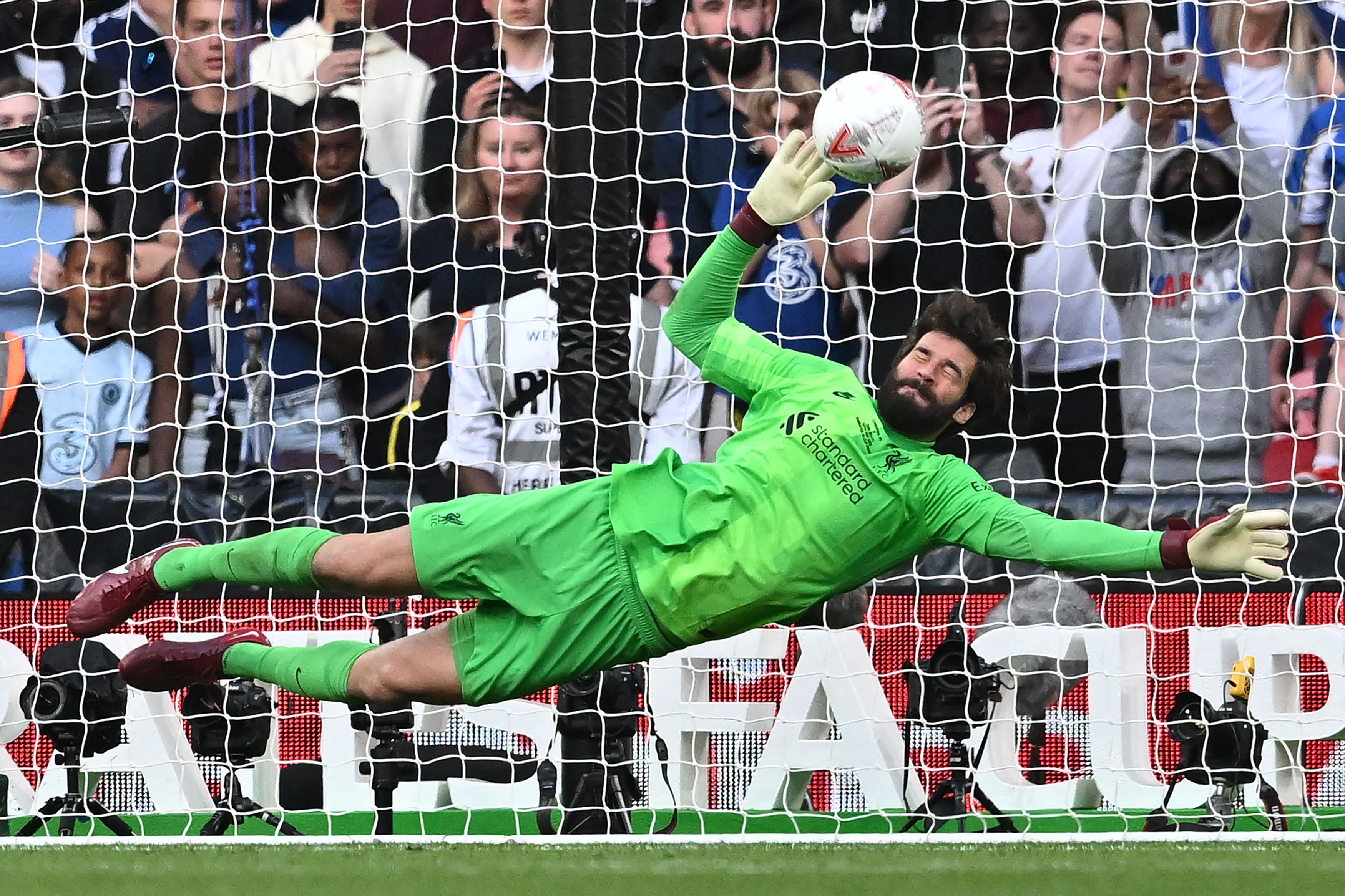 Liverpool goalkeeper Alisson Becker