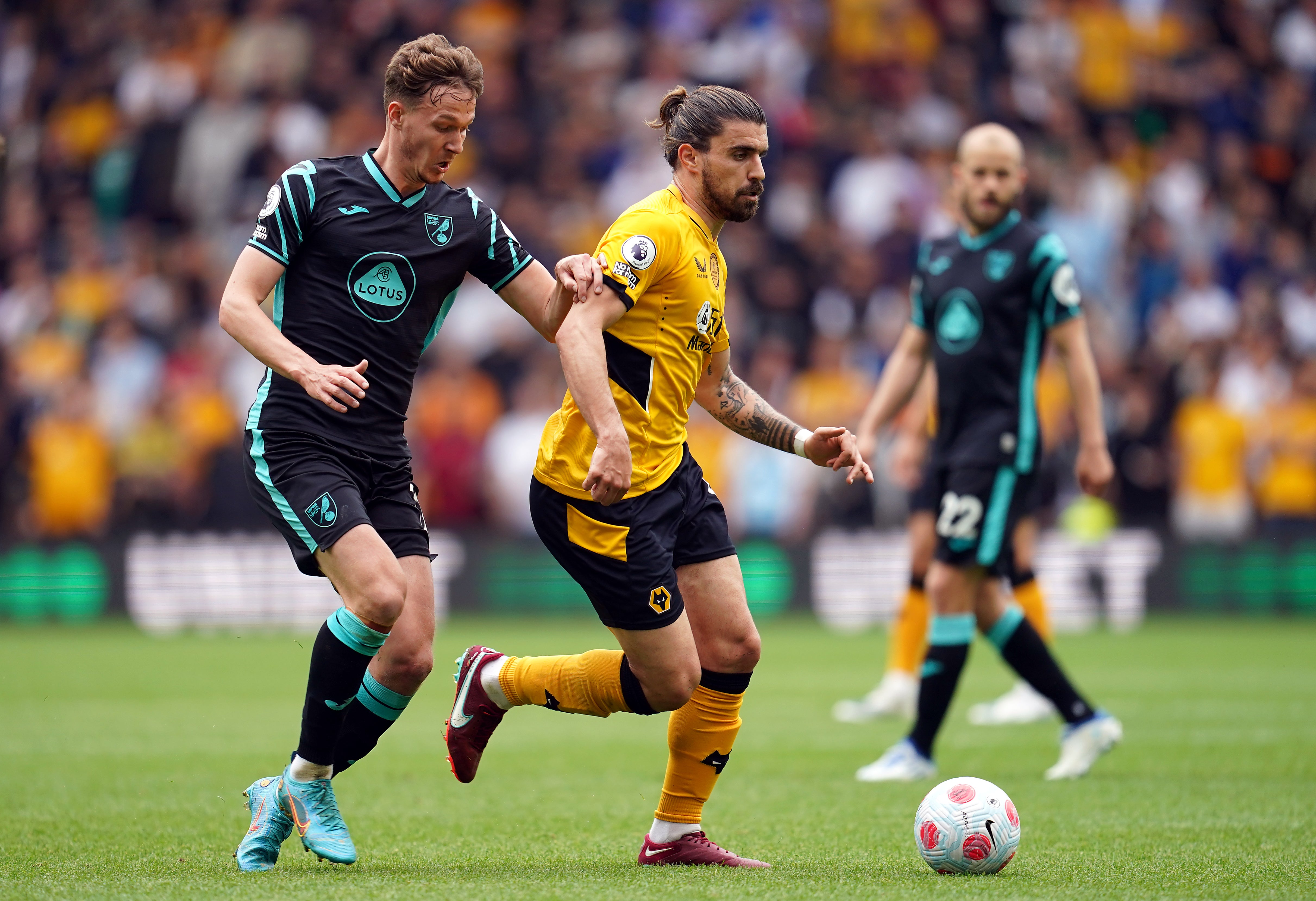 Ruben Neves could not help inspire Wolves to victory over Norwich. (Nick Potts/PA)