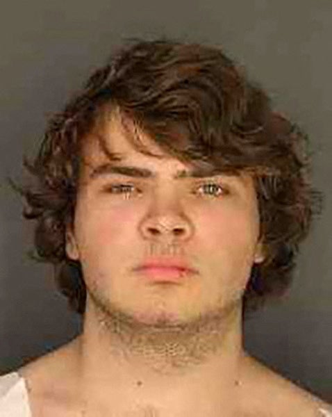 Buffalo supermarket shooting suspect Payton Gendron appears in a jail booking photograph in Buffalo, New York, U.S. May 14, 2022. Picture taken May 14, 2022