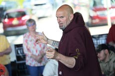 John Fetterman, lieutenant governor of Pennsylvania and Democratic Senate candidate, hospitalised with stroke