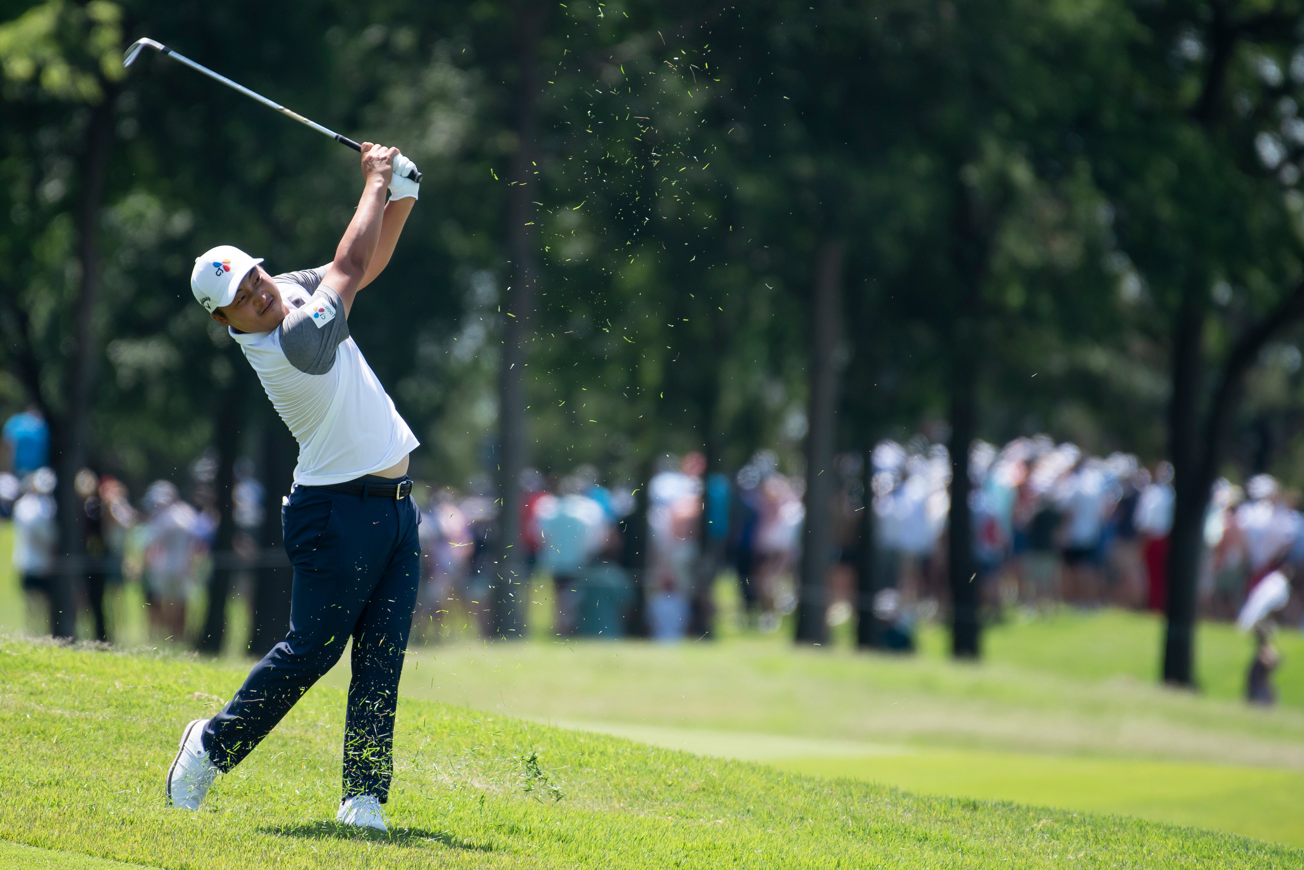 Lee Kyoung-Hoon made it back-to-back AT&T Byron Nelson wins on Sunday (Emil Lippe/AP)